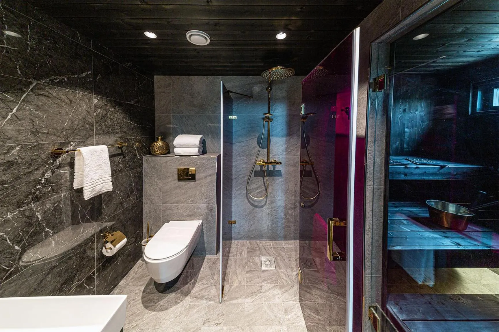 Sauna in Aurora Queen Resort Igloos