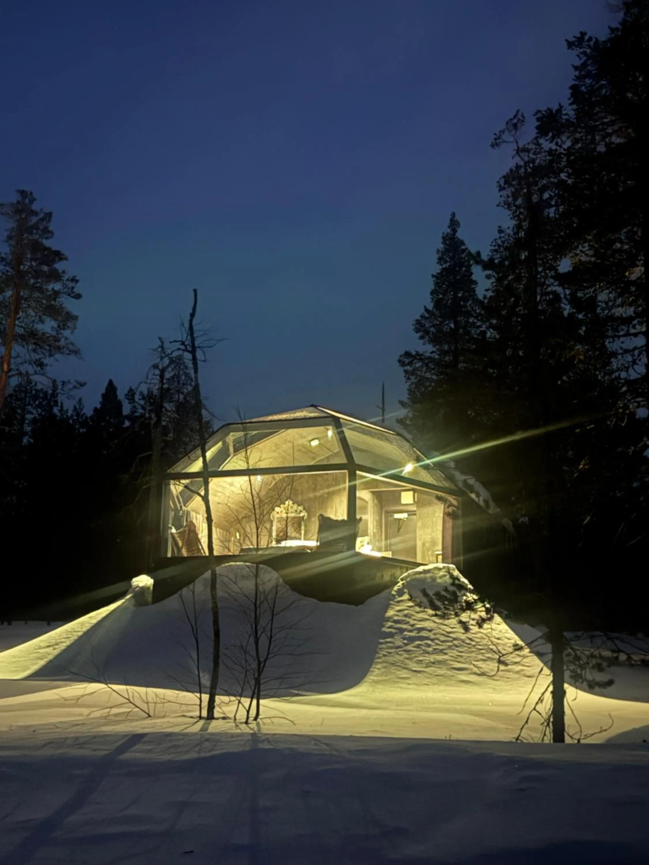 Property building in Aurora Queen Resort Igloos