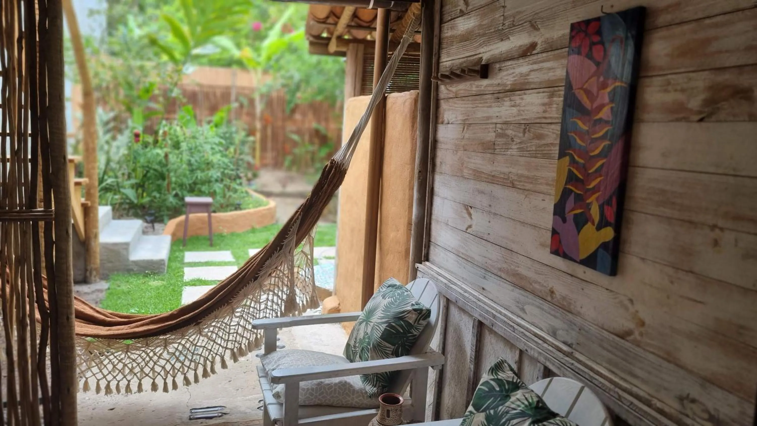 Garden view in Casa Namoa Pousada