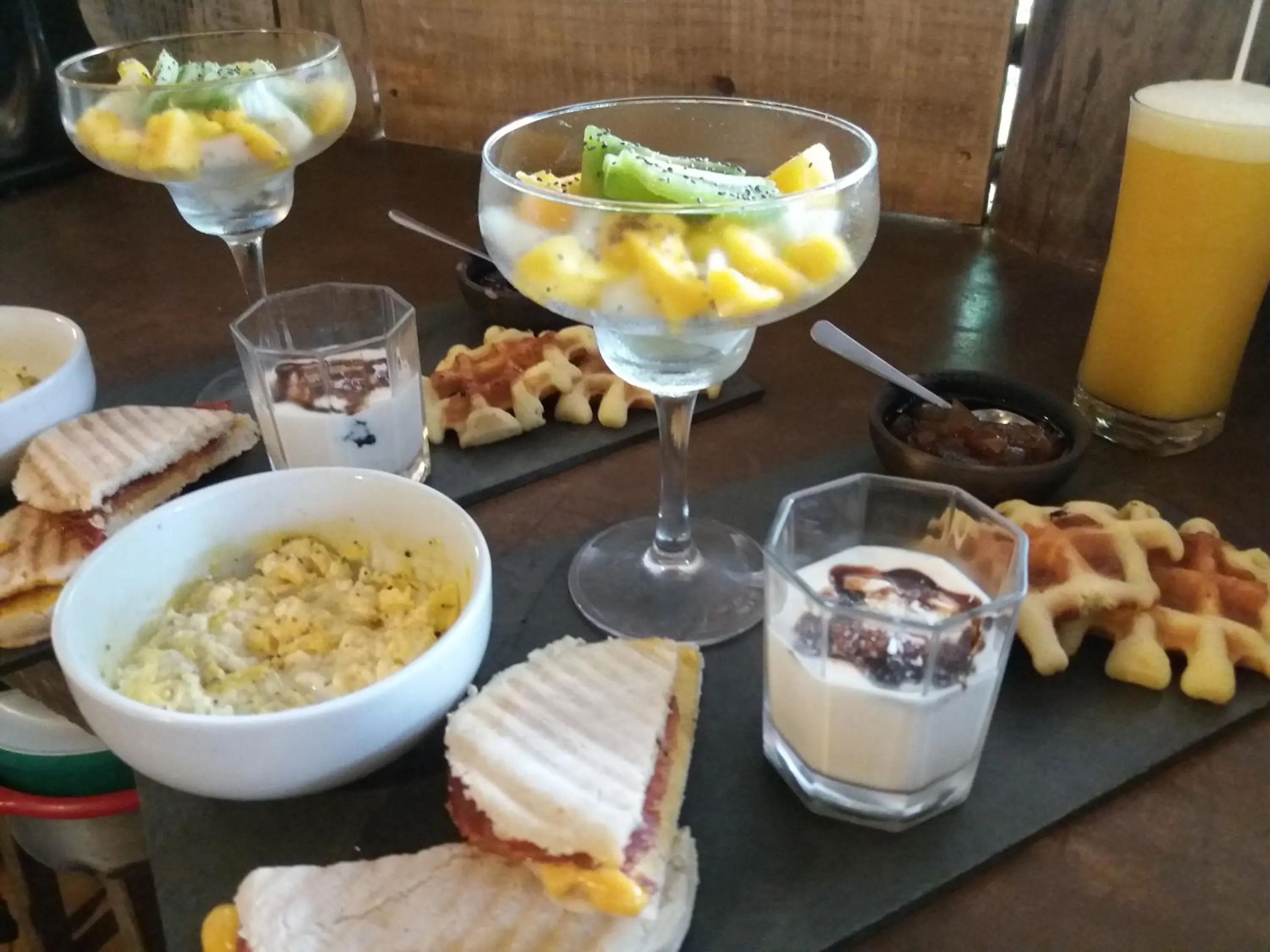 Continental breakfast in Casa Namoa Pousada