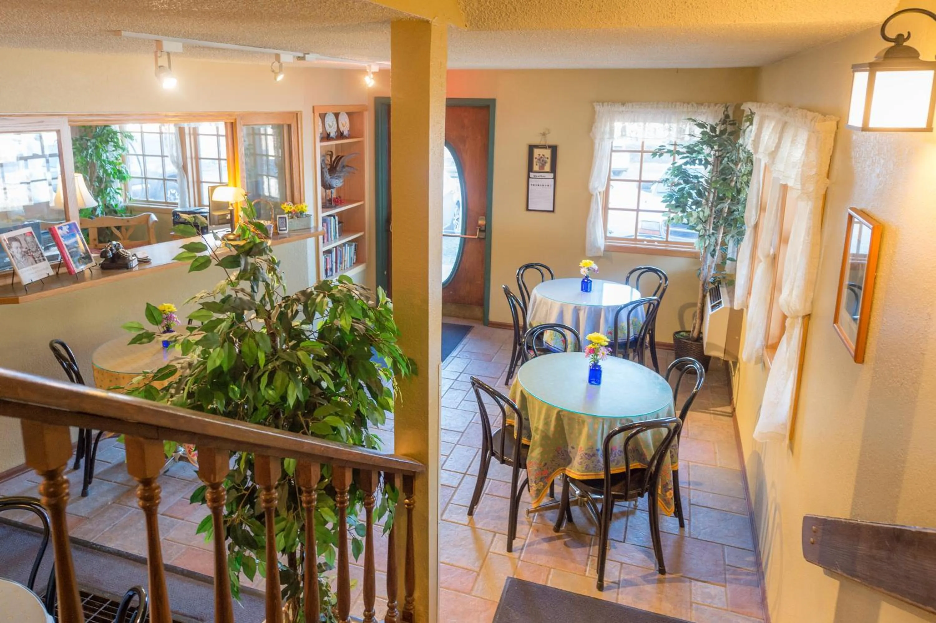 Lobby or reception in Old Town Inn