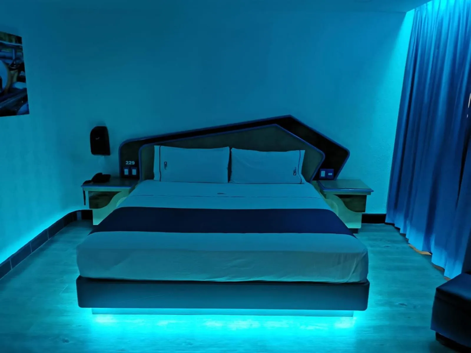 Bed in Hotel Coacalco