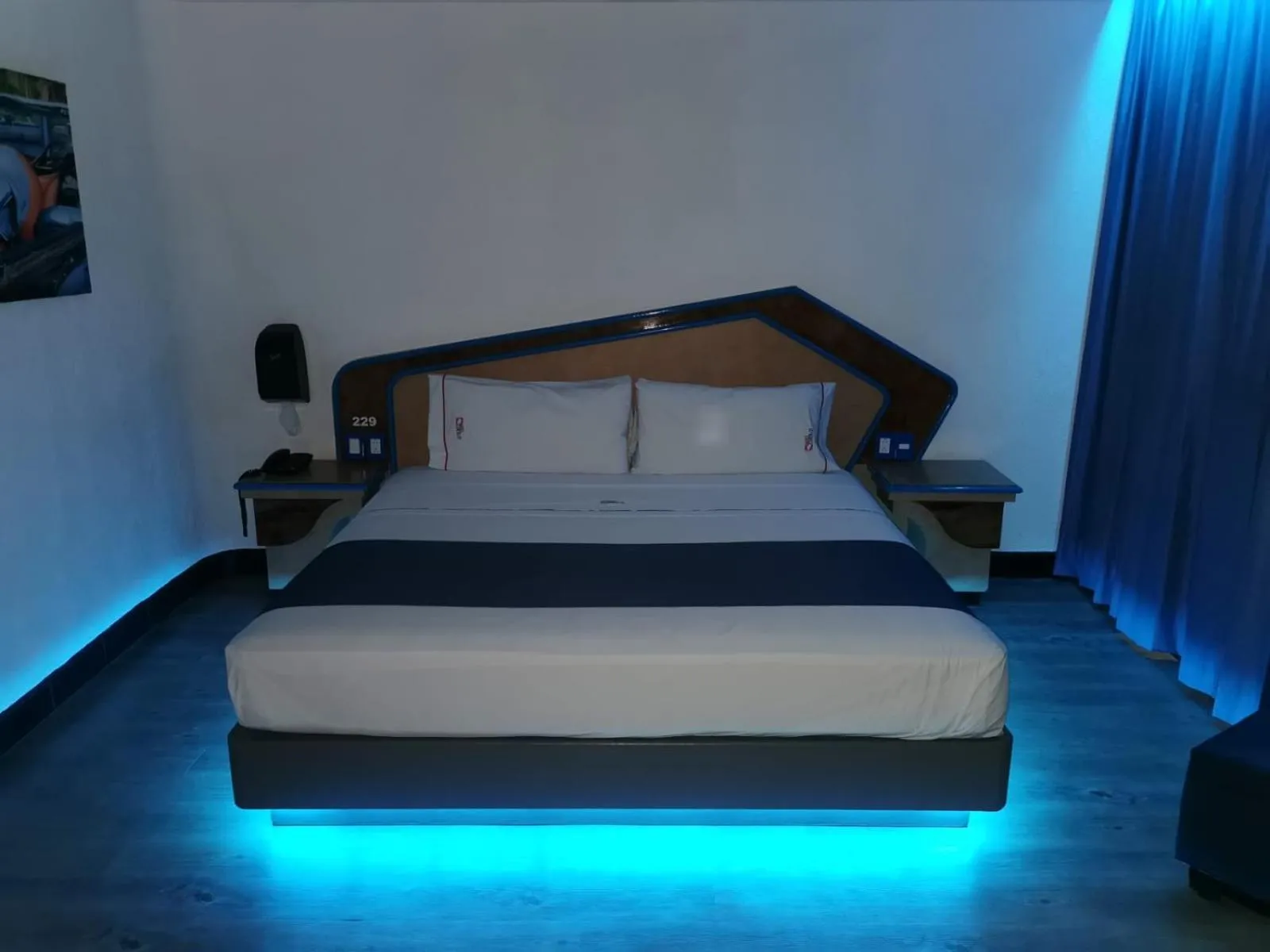 Bed in Hotel Coacalco