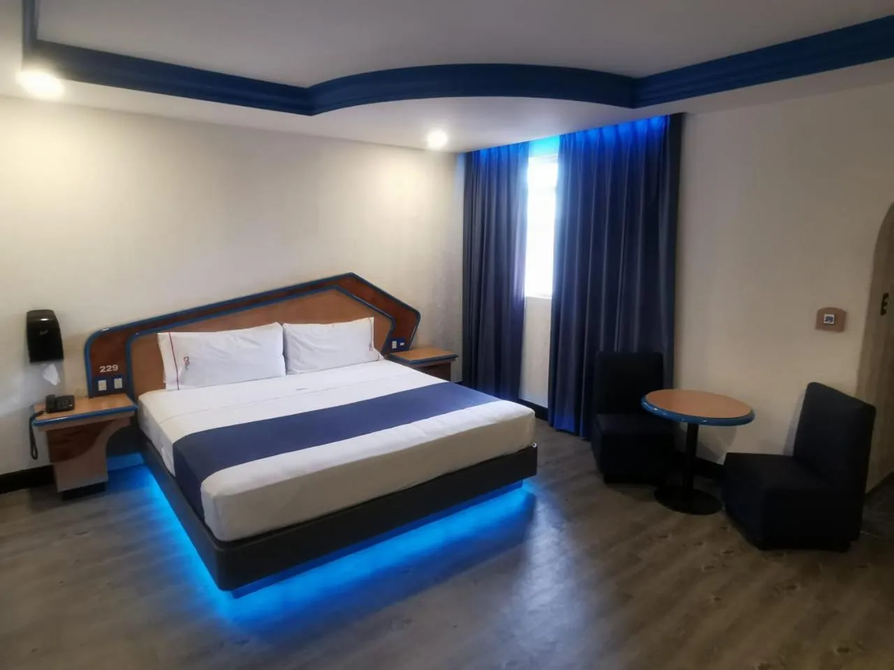 Bed in Hotel Coacalco