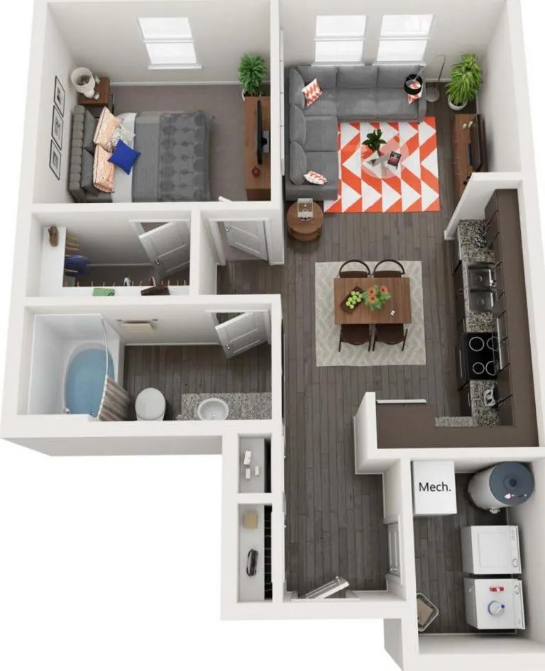 Deluxe One Bedroom Apartment