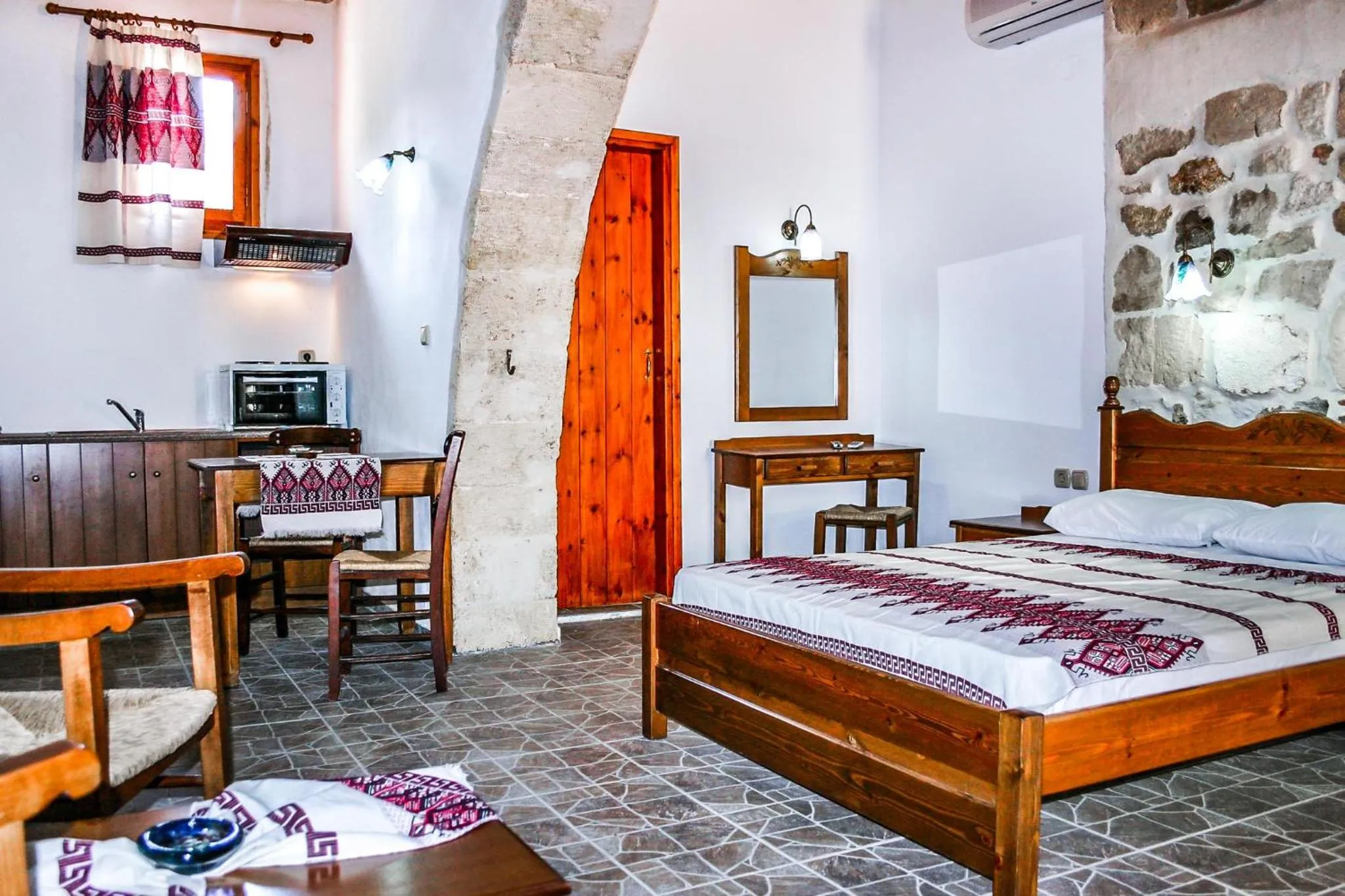 Toilet in Vafes Traditional Stone Houses