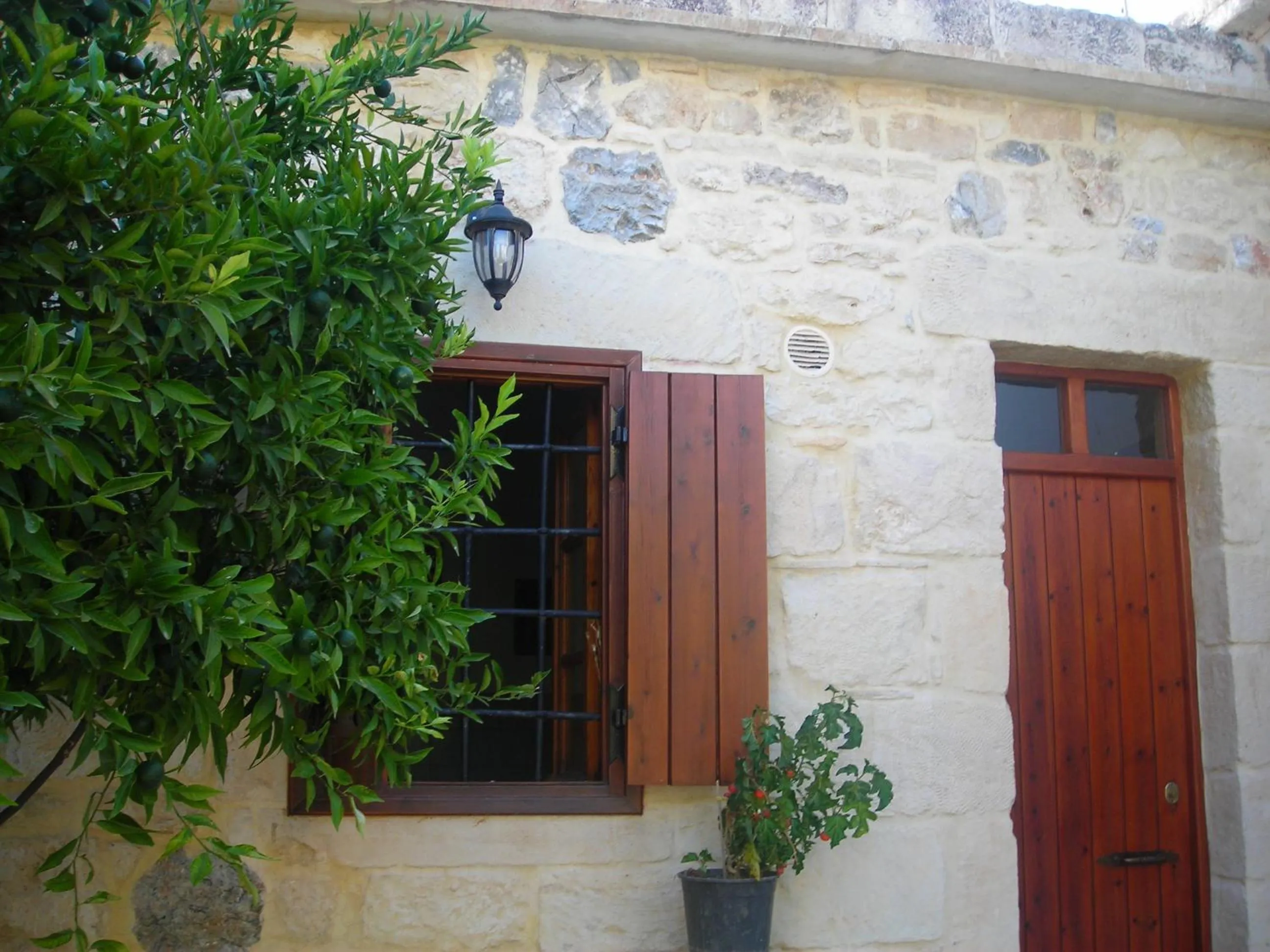 Facade/entrance in Patriko Traditional Stone Houses