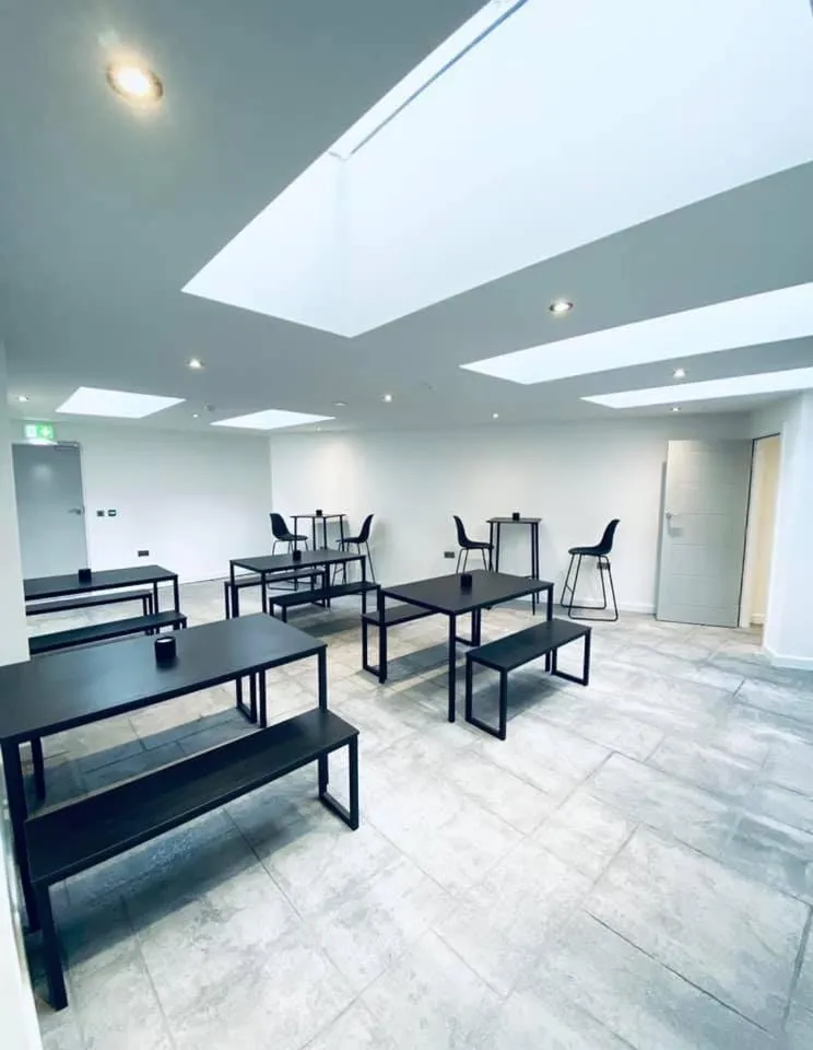 Seating area in Coastal Plaza