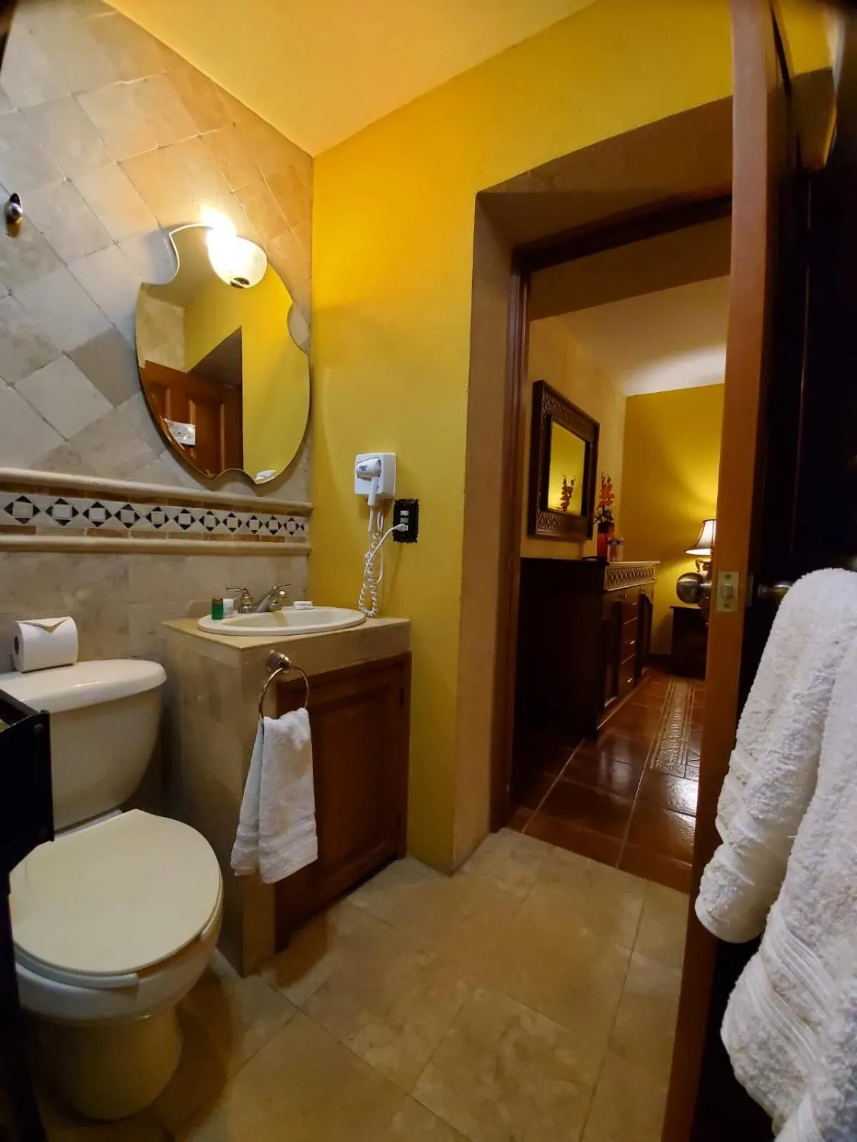 Bathroom in Hotel Villarreal