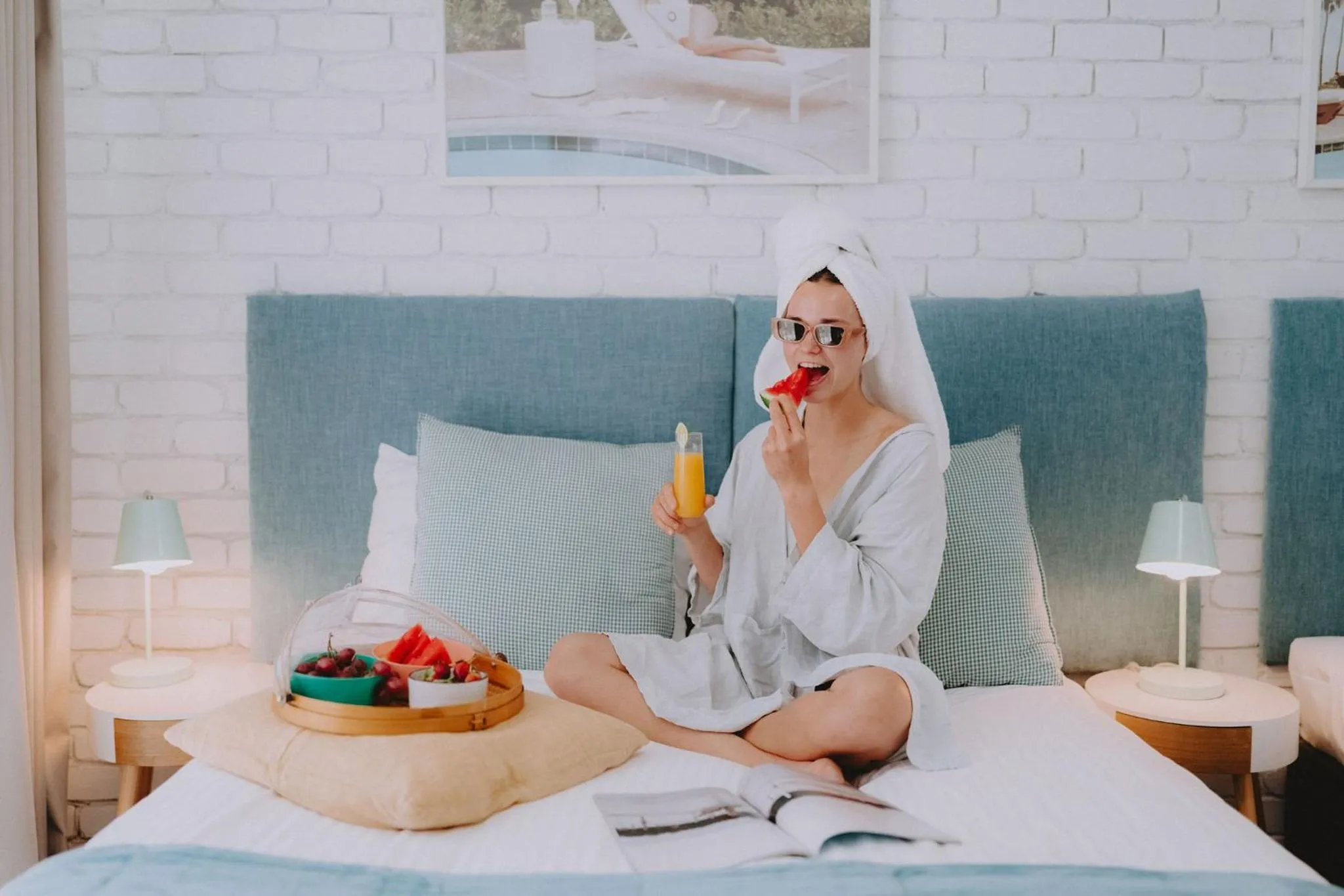 Bed in Mulwala Resort