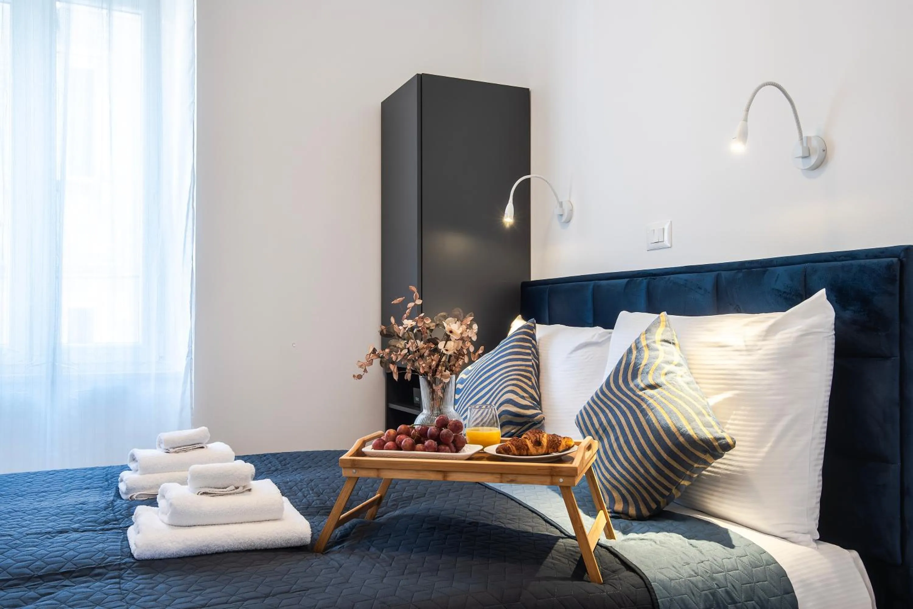 Bedroom, Bed in D&A Central Luxury Apartments with FREE Parking