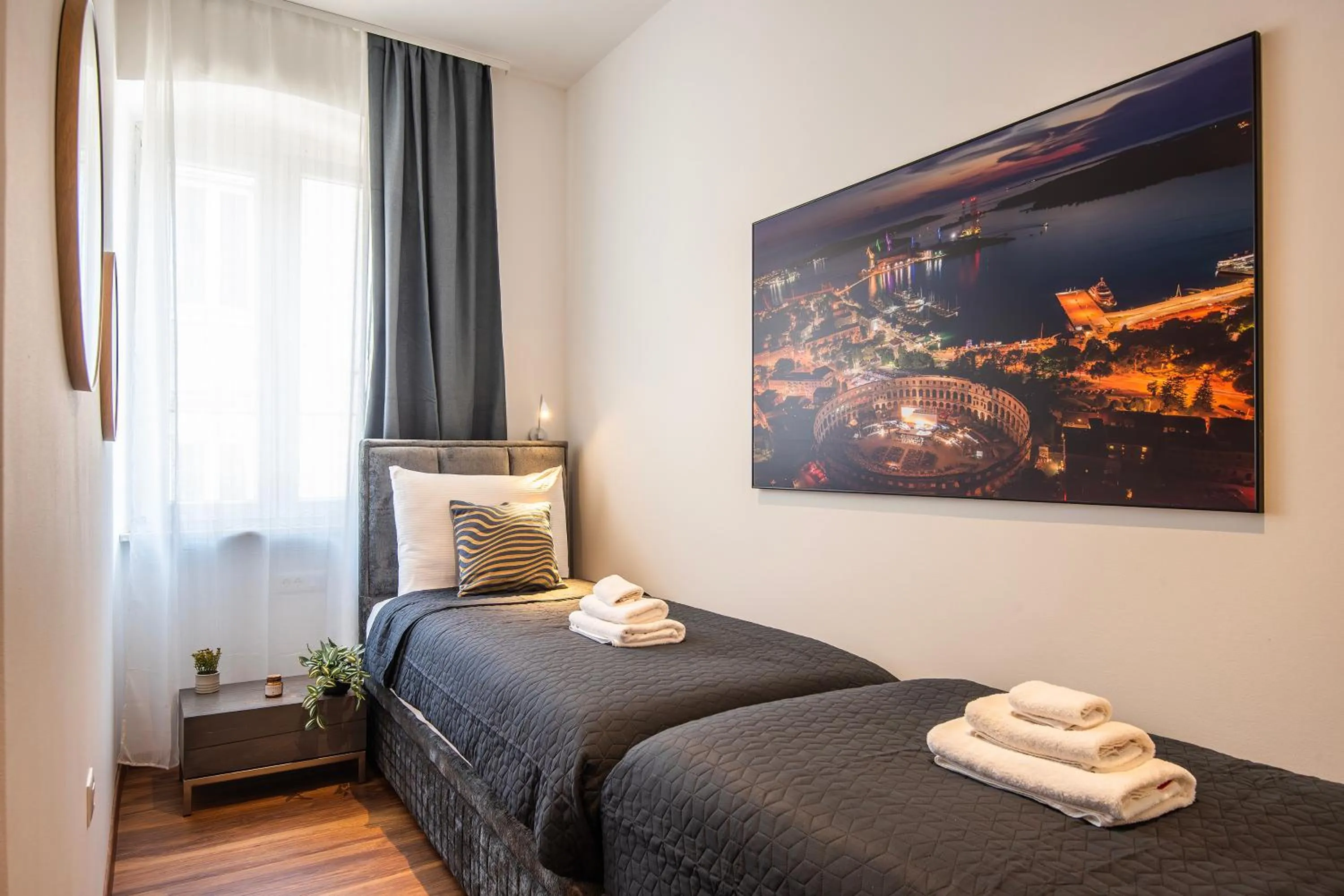 Bedroom, Bed in D&A Central Luxury Apartments with FREE Parking