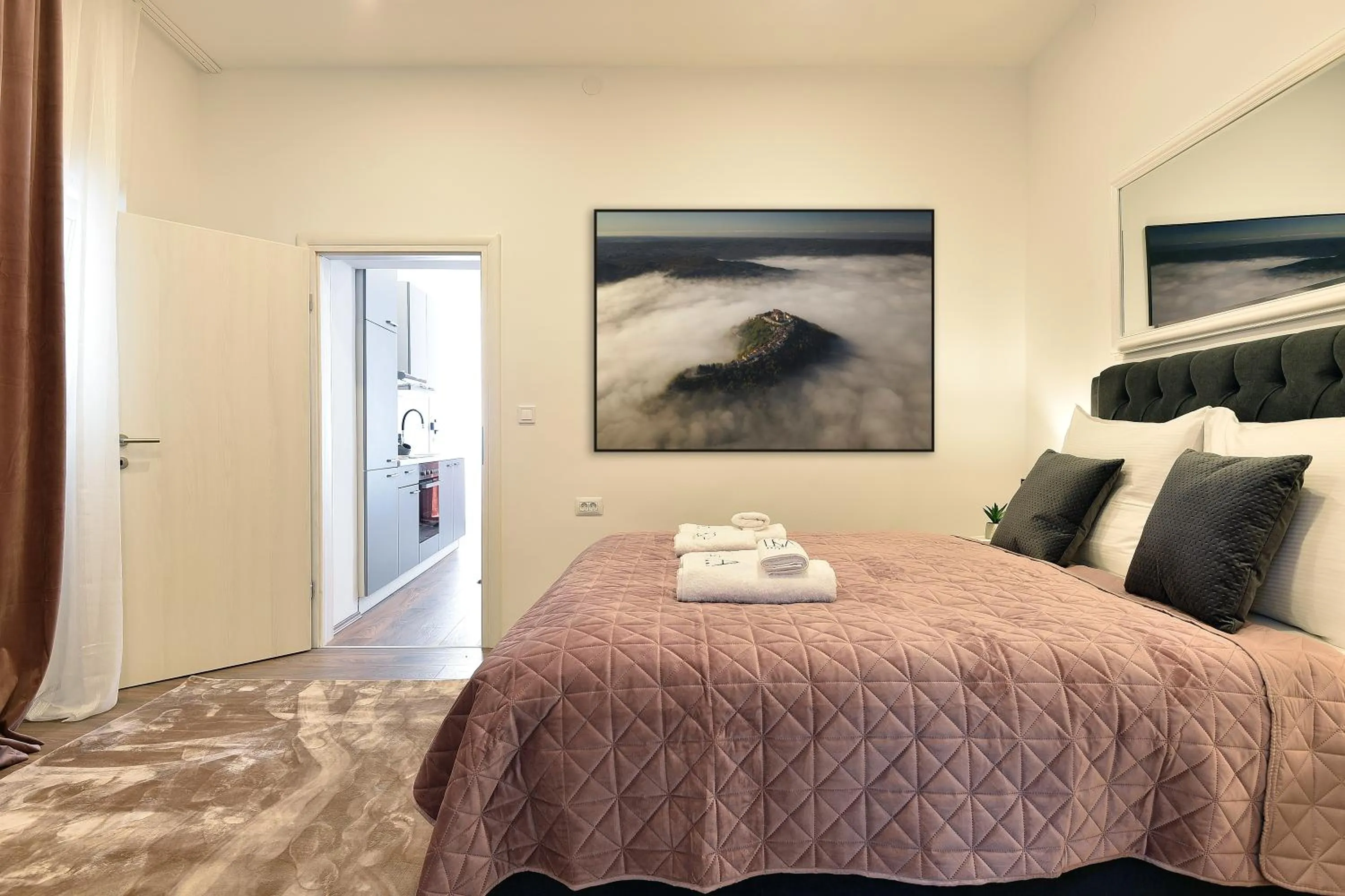 Bedroom, Bed in D&A Central Luxury Apartments with FREE Parking