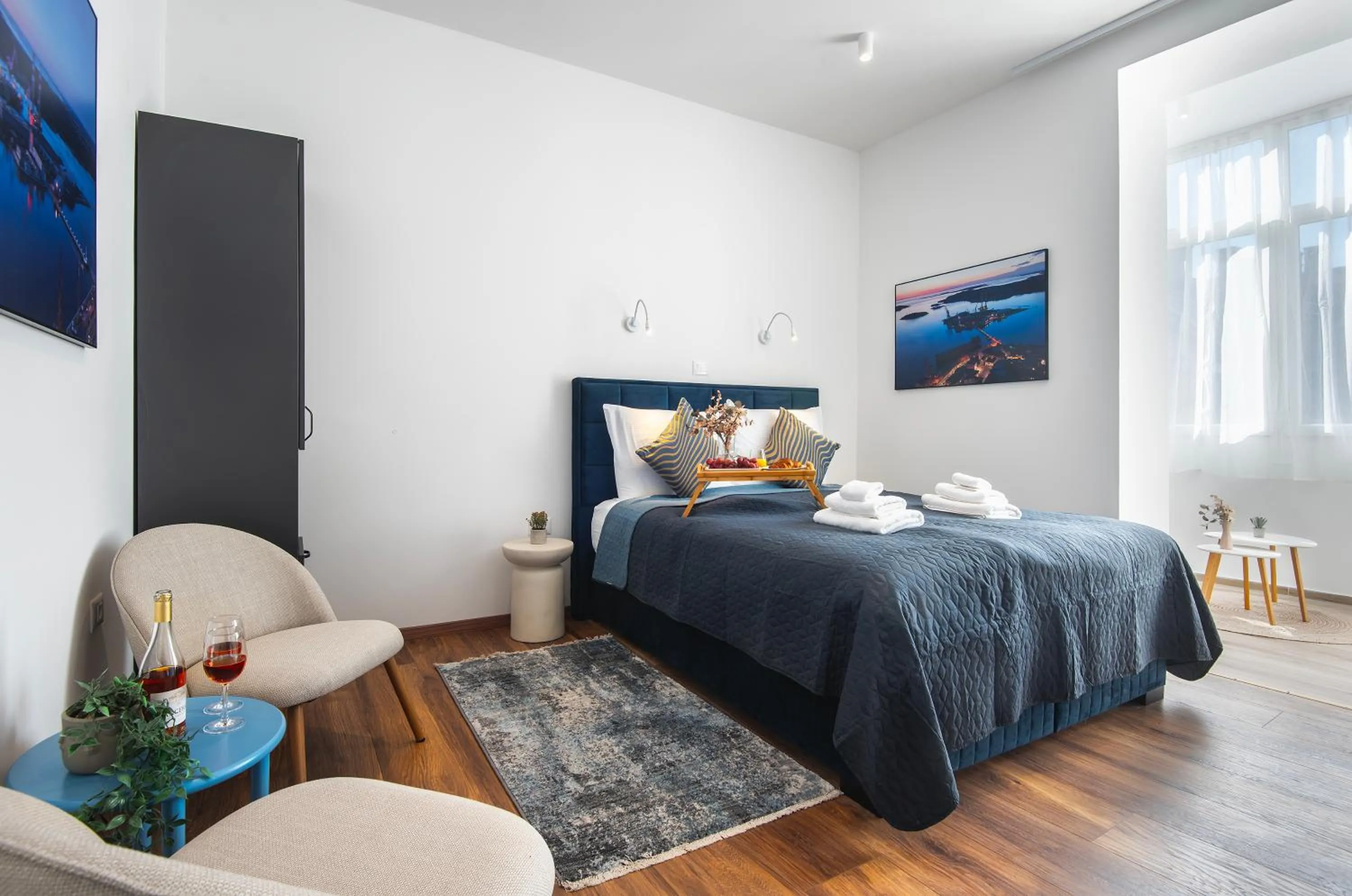 Bedroom, Bed in D&A Central Luxury Apartments with FREE Parking