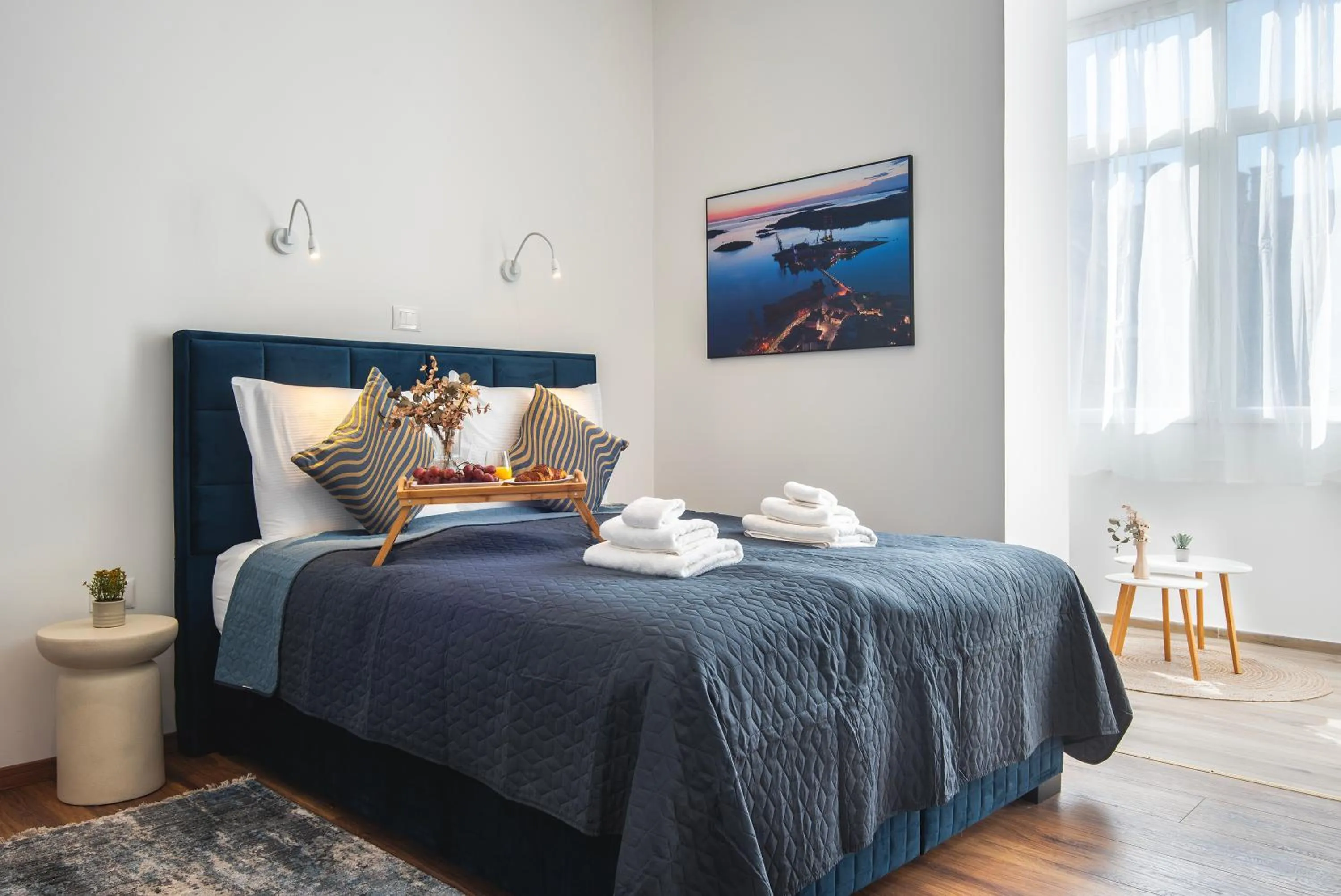 Bedroom, Bed in D&A Central Luxury Apartments with FREE Parking