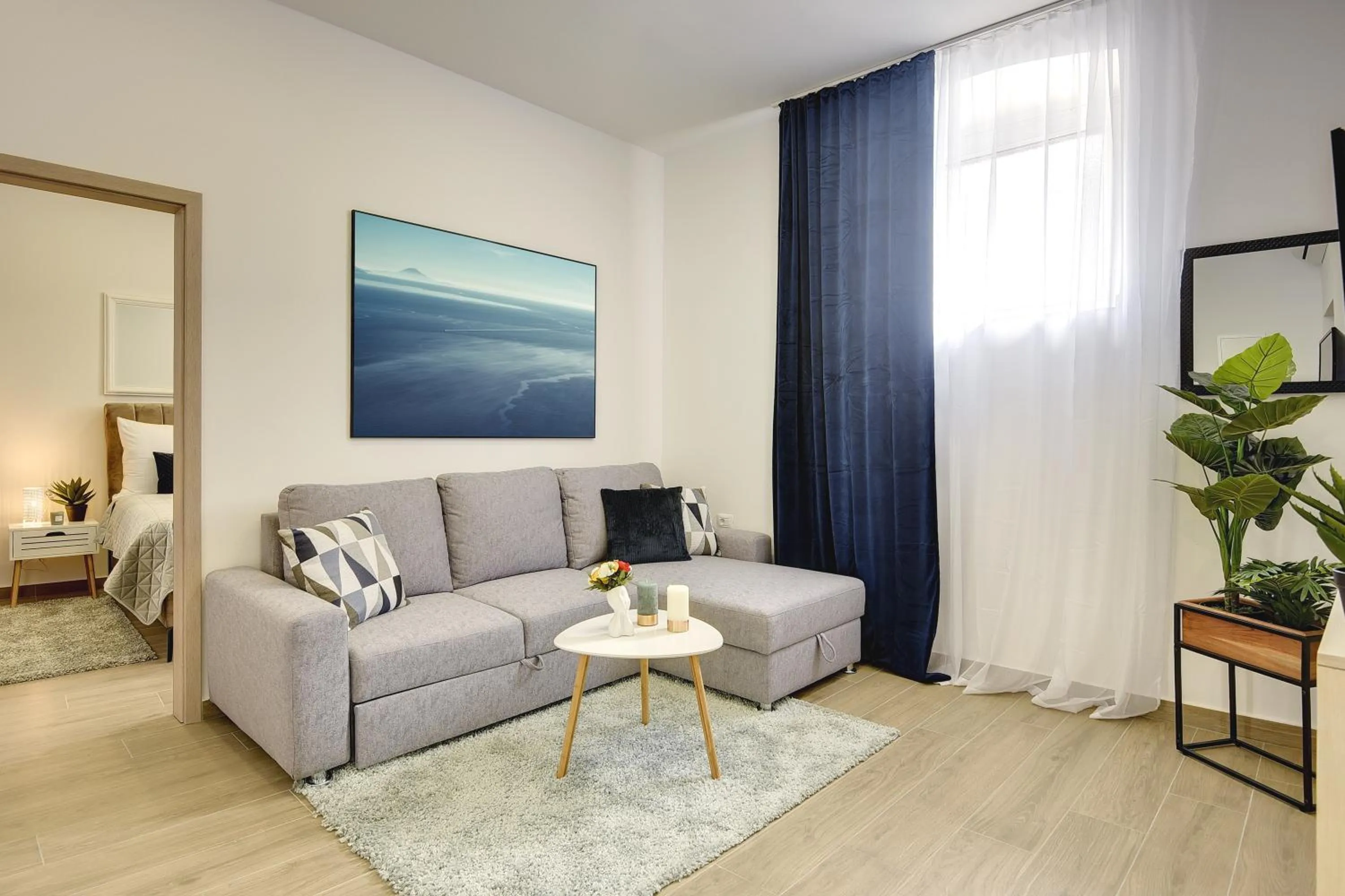 Living room in D&A Central Luxury Apartments with FREE Parking