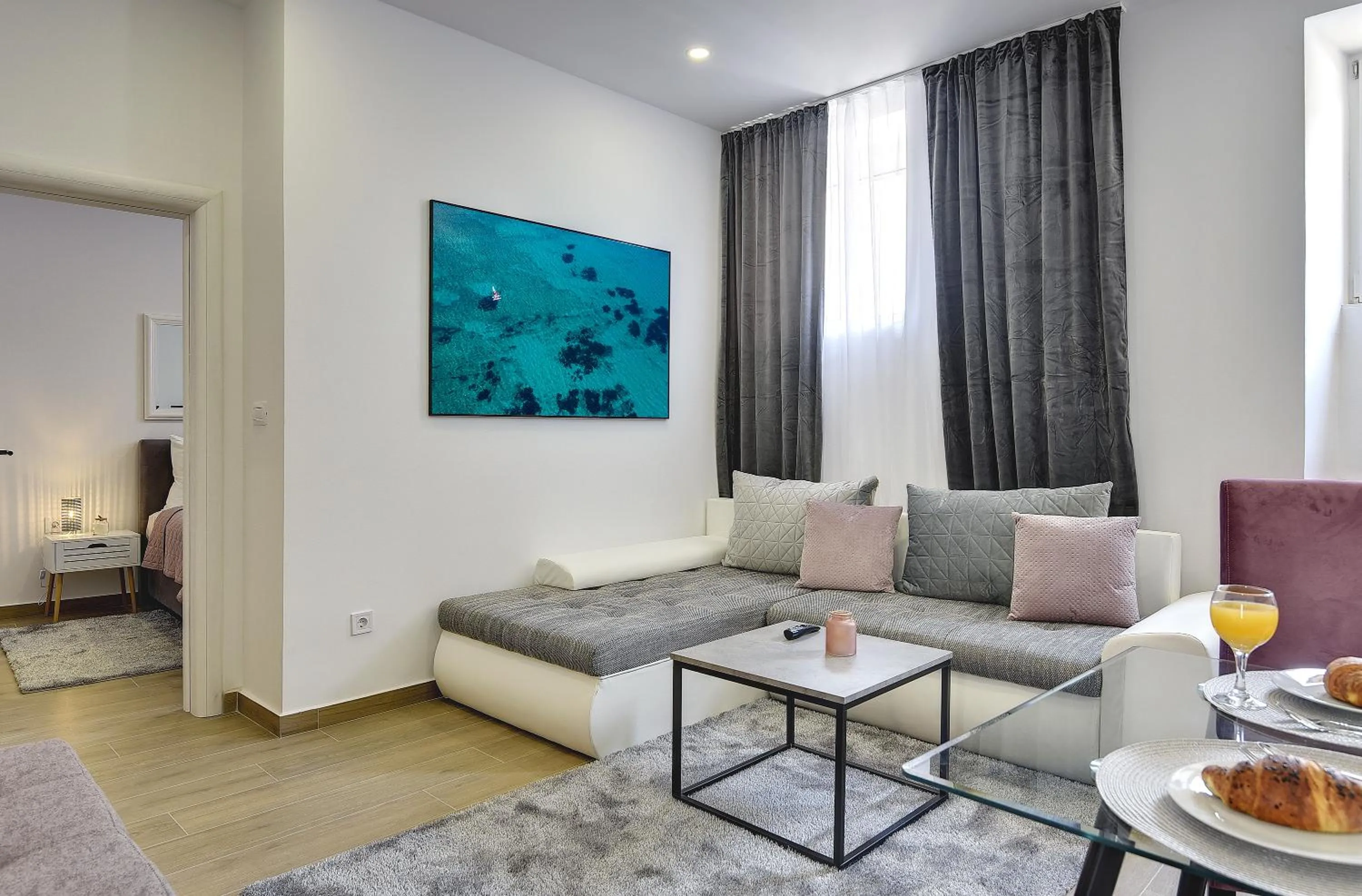 Living room in D&A Central Luxury Apartments with FREE Parking