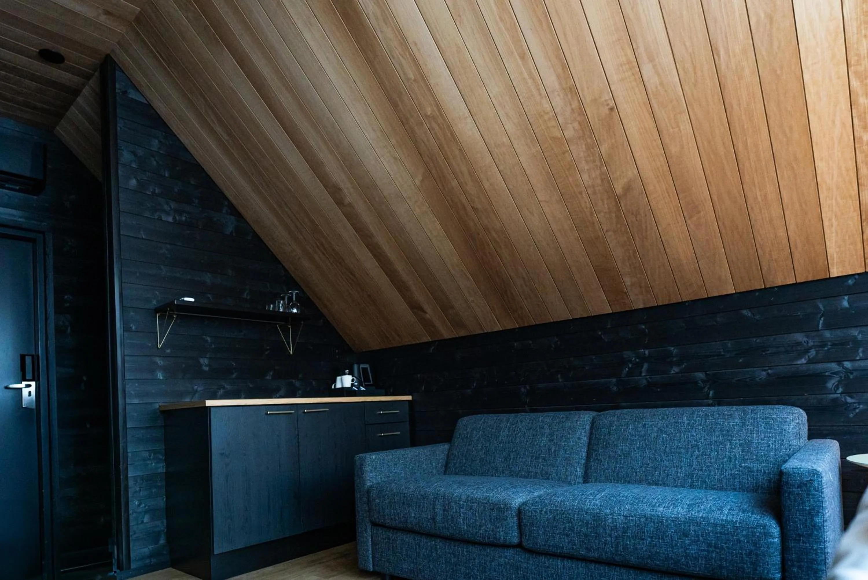 Seating area in Northern Lights Village Pyhä