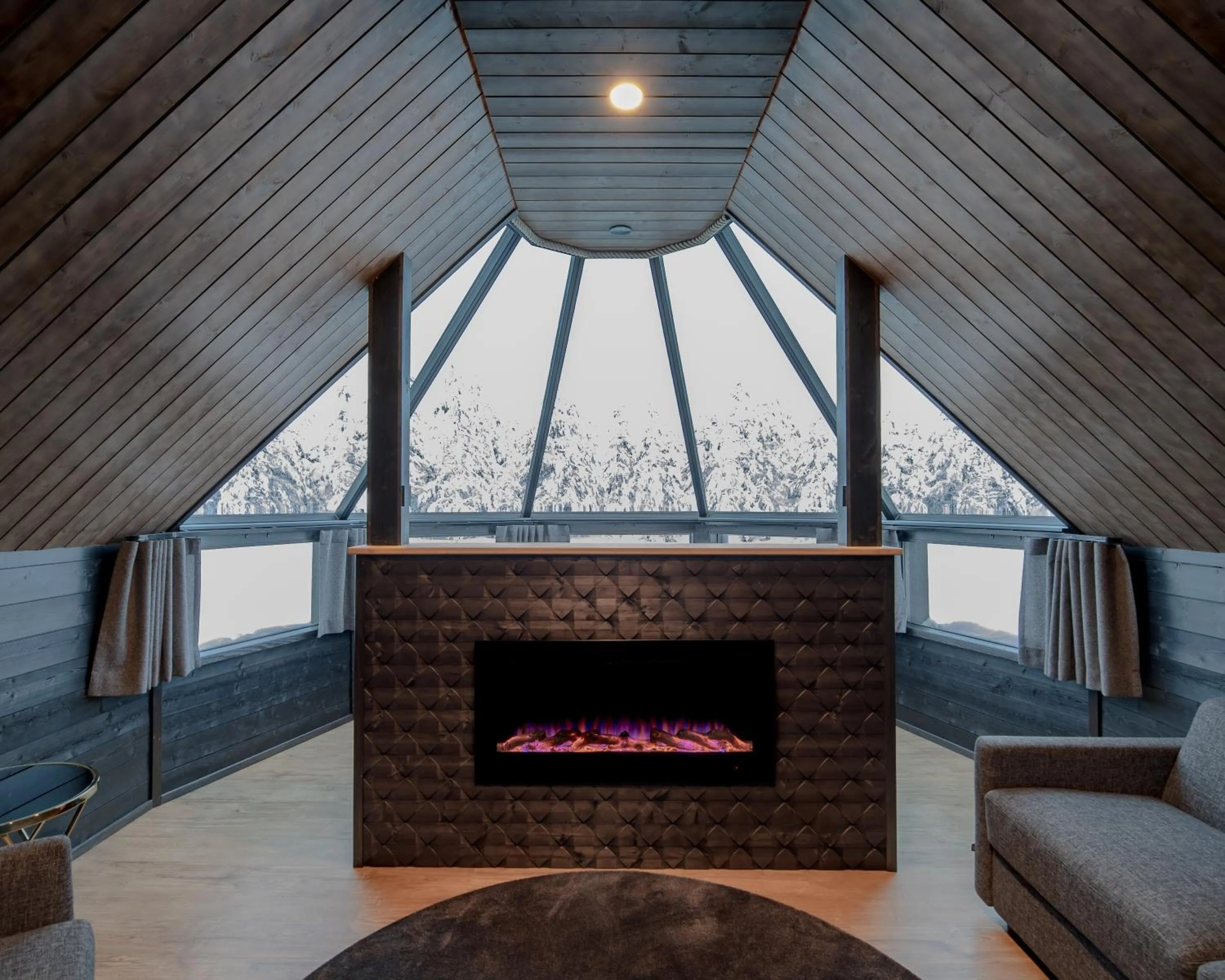 Living room in Northern Lights Village Pyhä