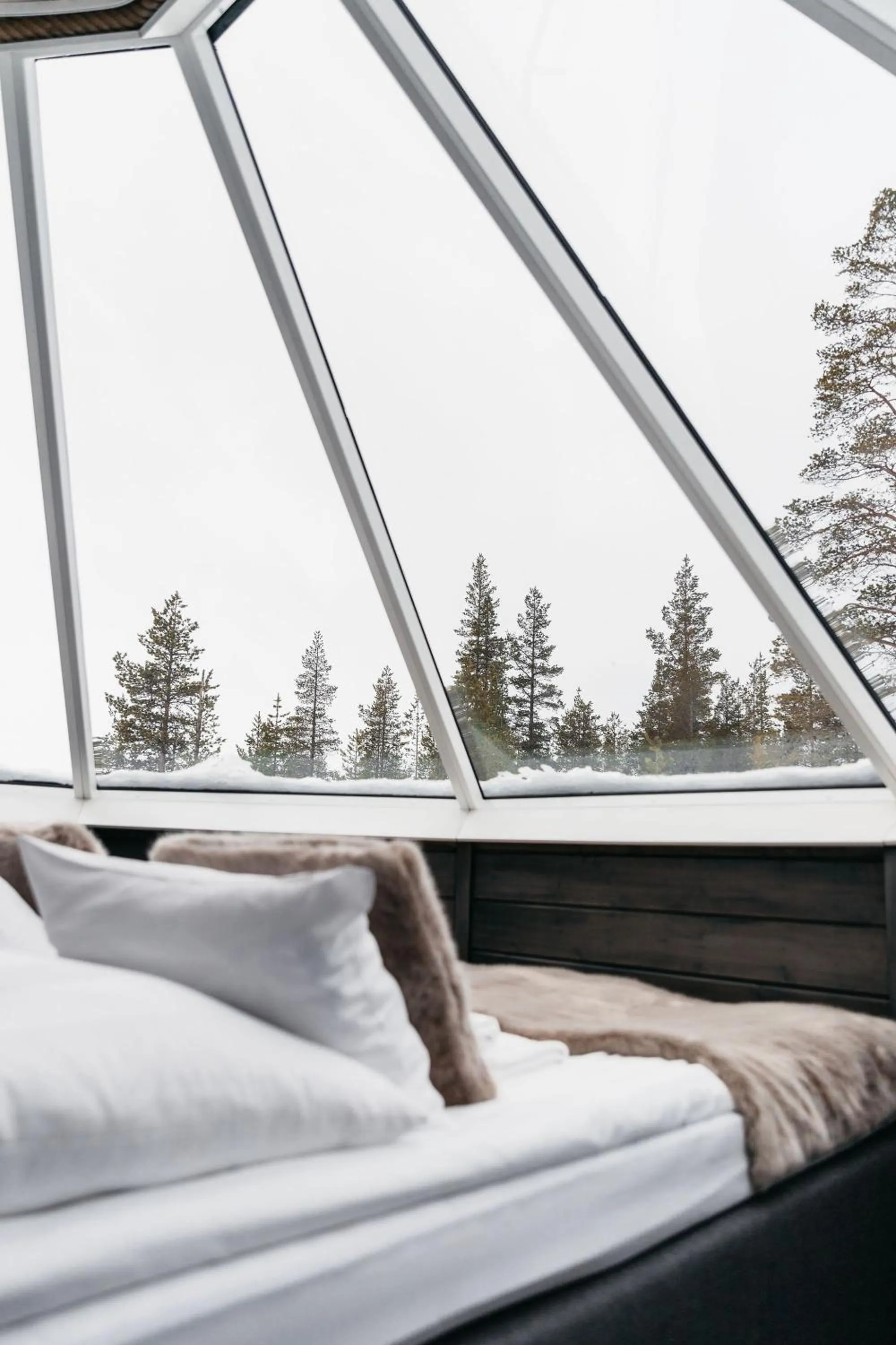 Bed in Northern Lights Village Pyhä