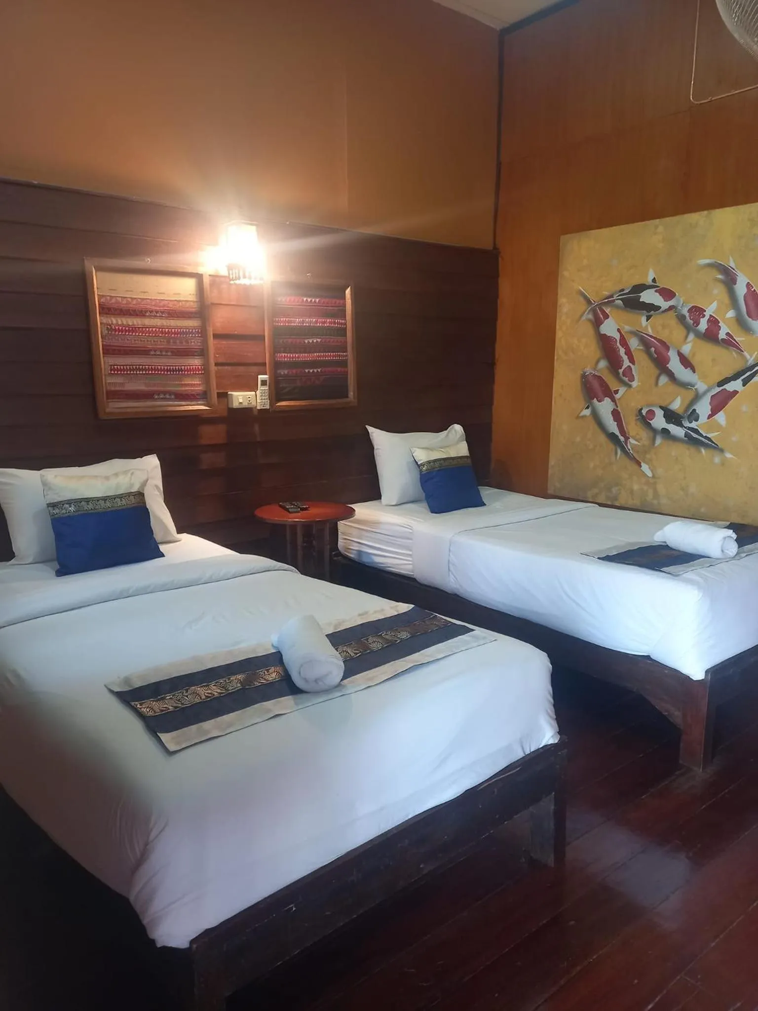 Bed in Baanfai Guesthouse Chiangkhong