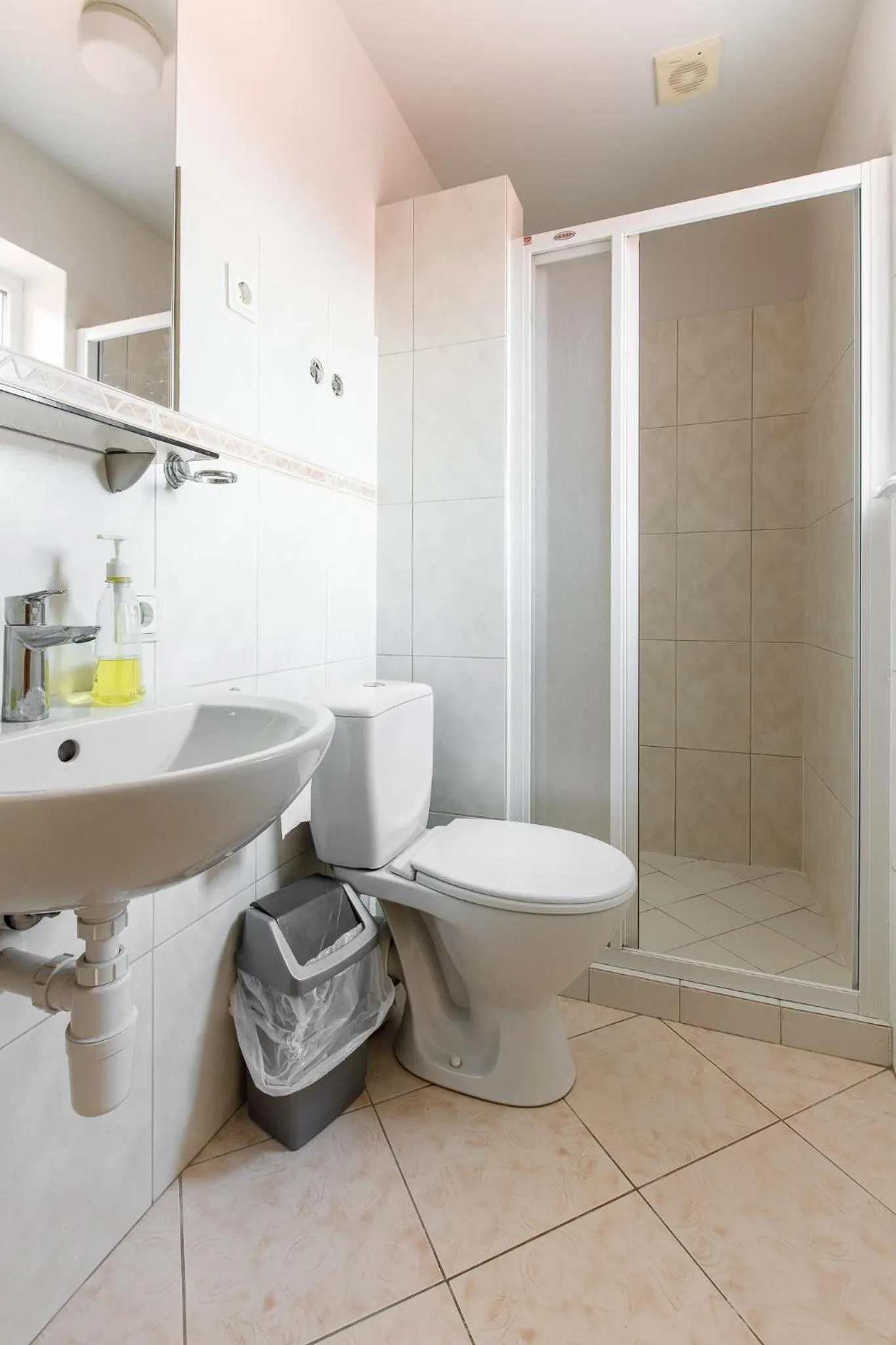 Bathroom in Viešbutis Prie Fontano