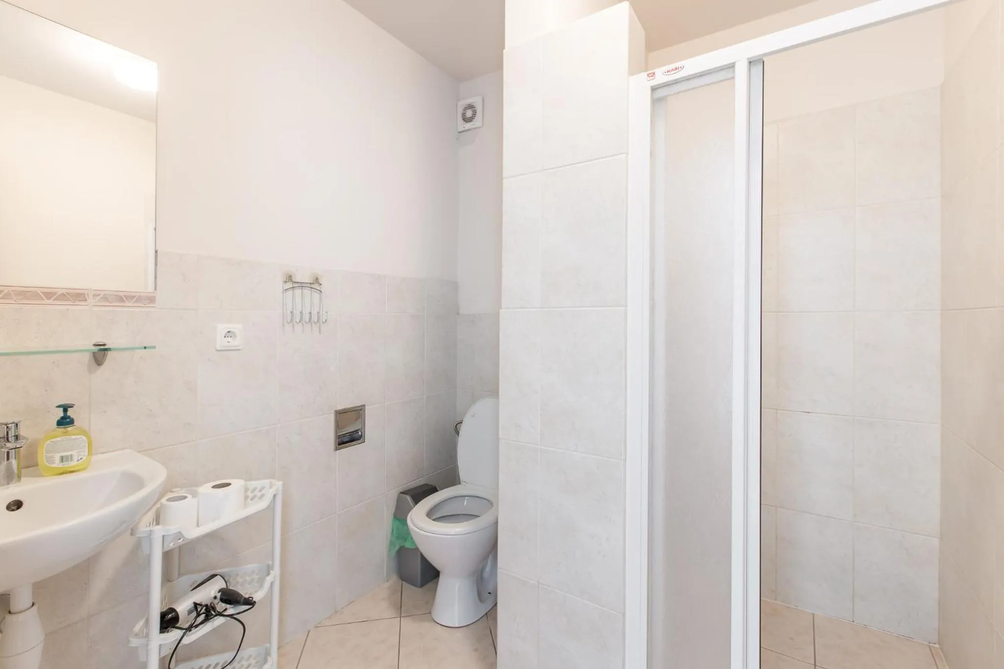 Bathroom in Viešbutis Prie Fontano