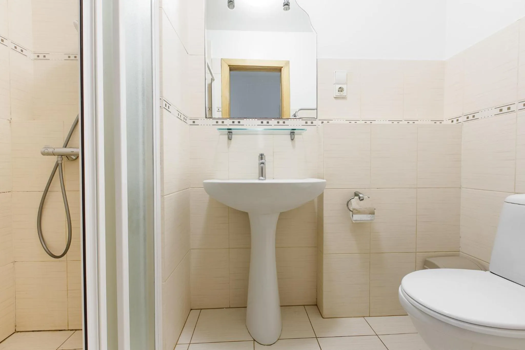 Bathroom in Viešbutis Prie Fontano