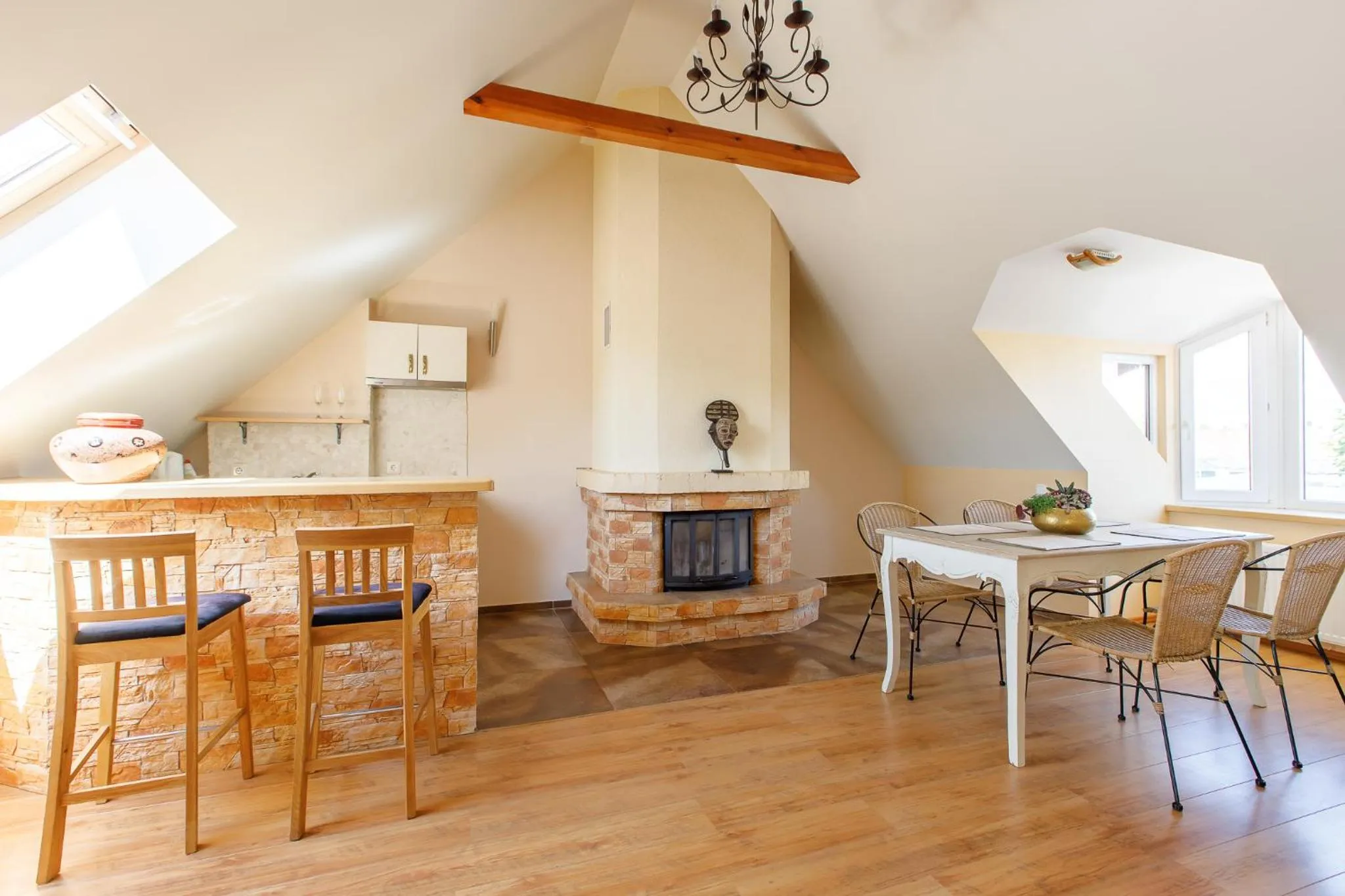 Seating area in Viešbutis Prie Fontano