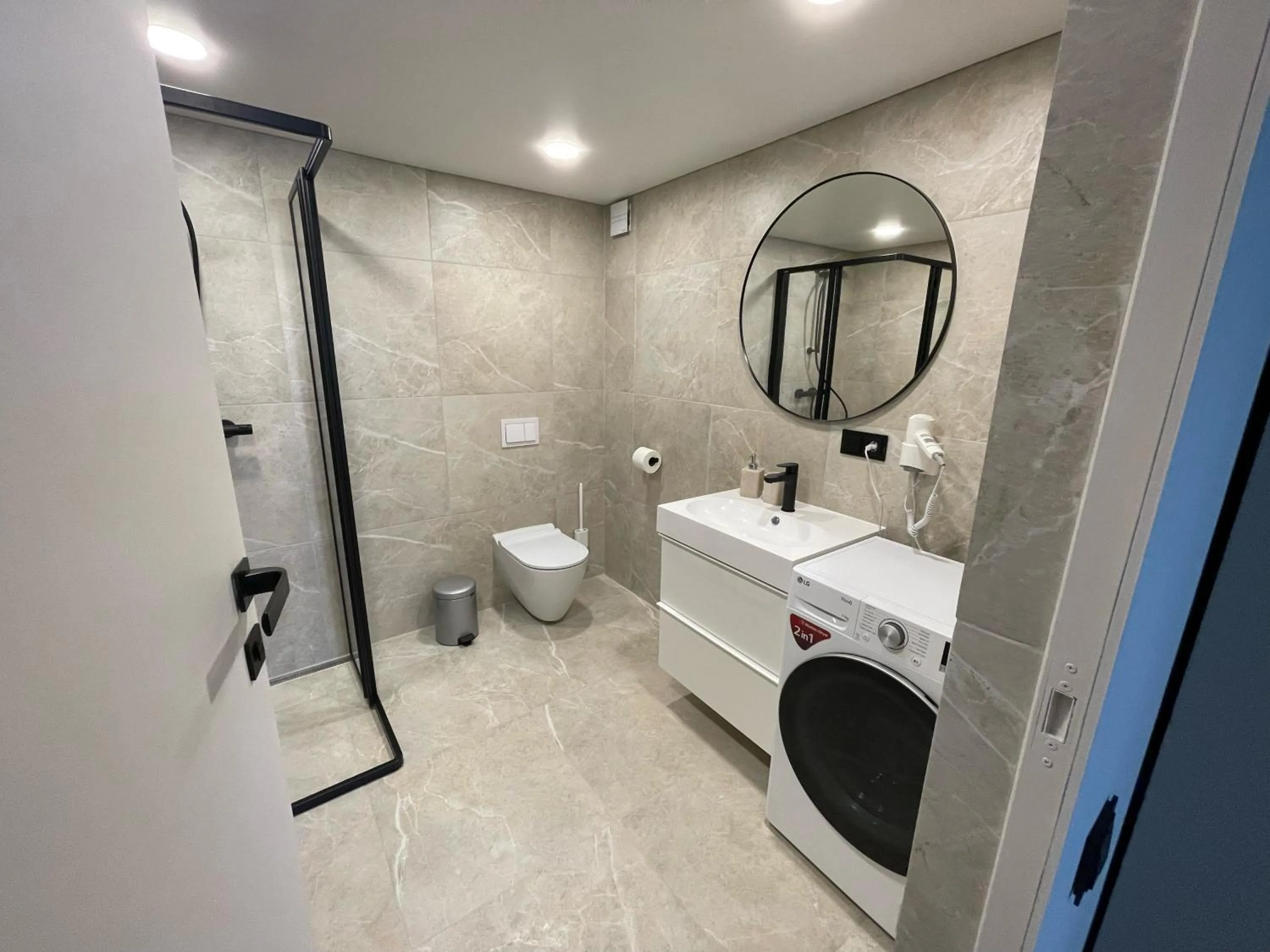 Bathroom in Viešbutis Prie Fontano