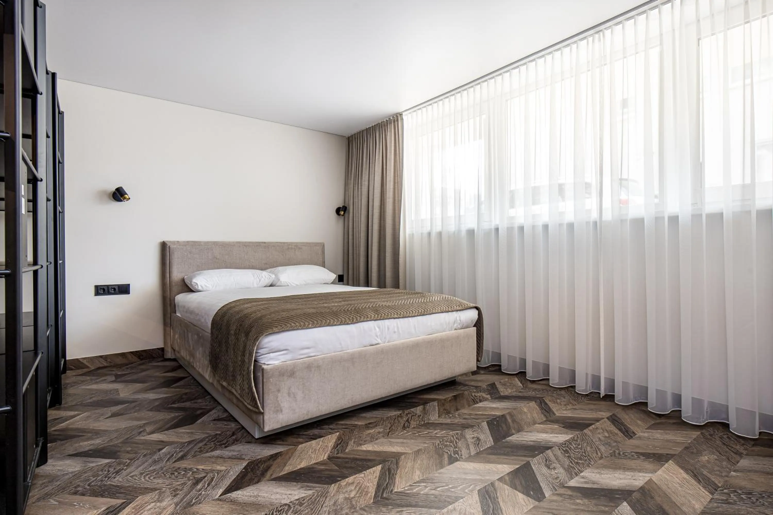 Bed in Viešbutis Prie Fontano