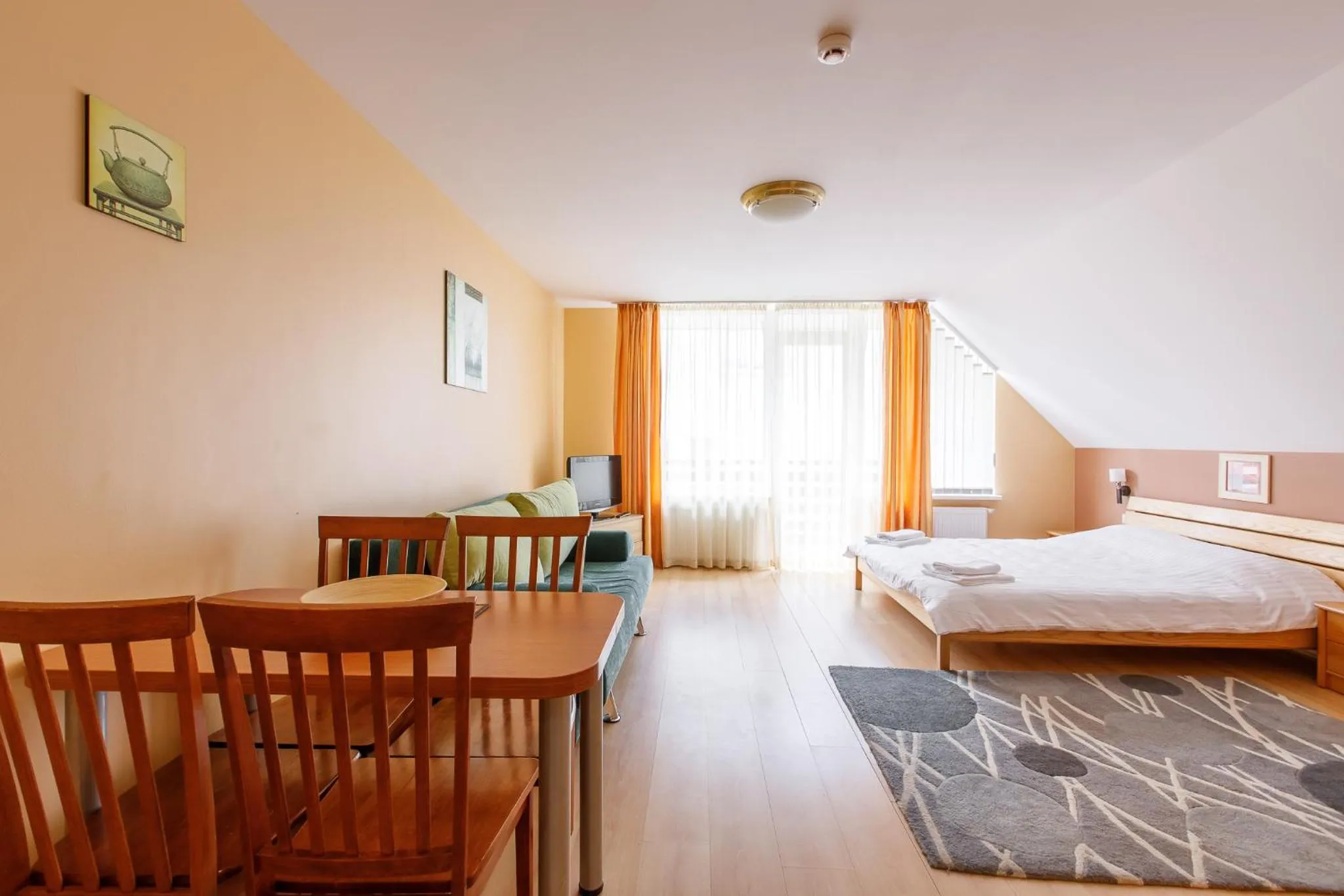 Photo of the whole room, Bed in Viešbutis Prie Fontano