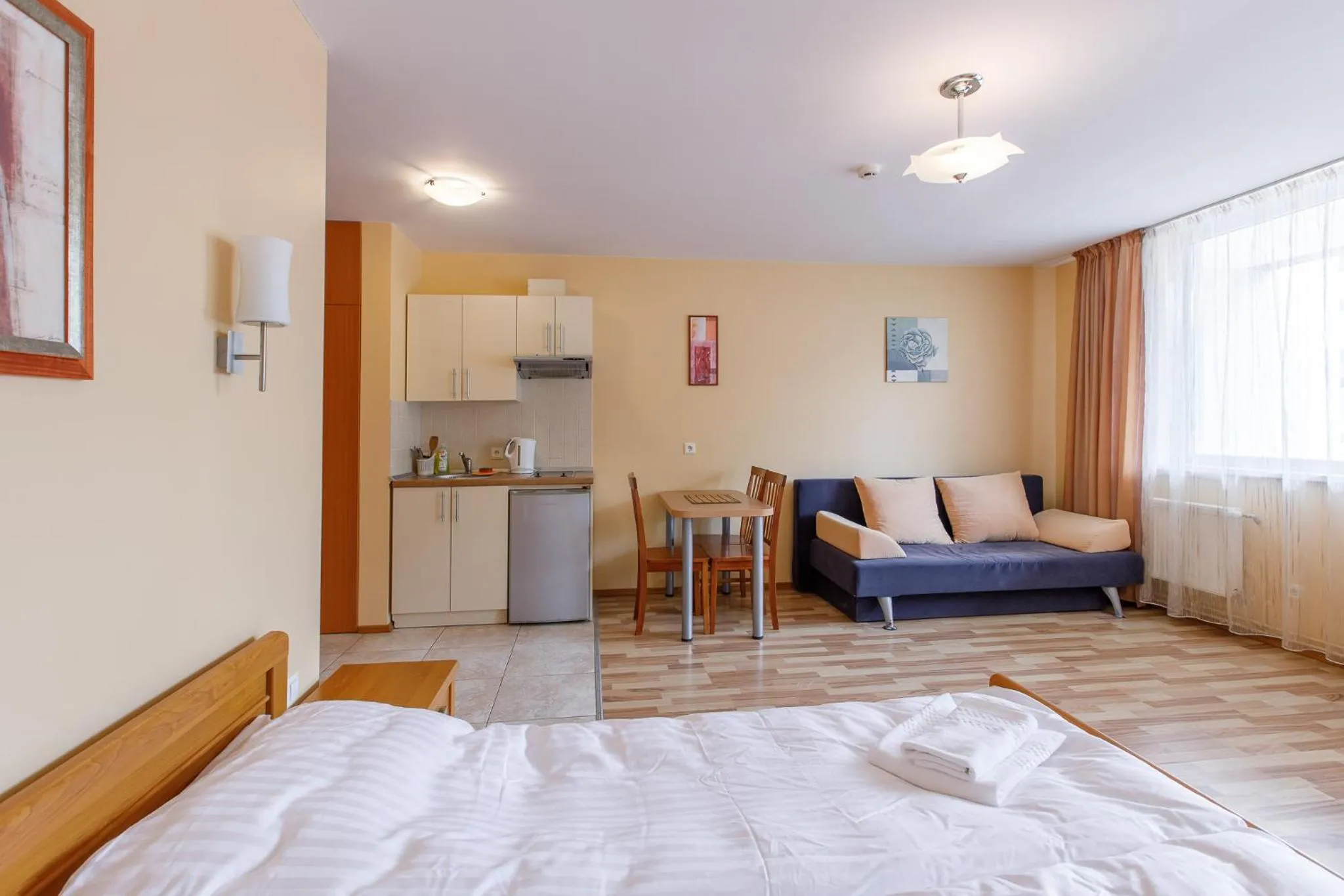 Photo of the whole room, Bed in Viešbutis Prie Fontano