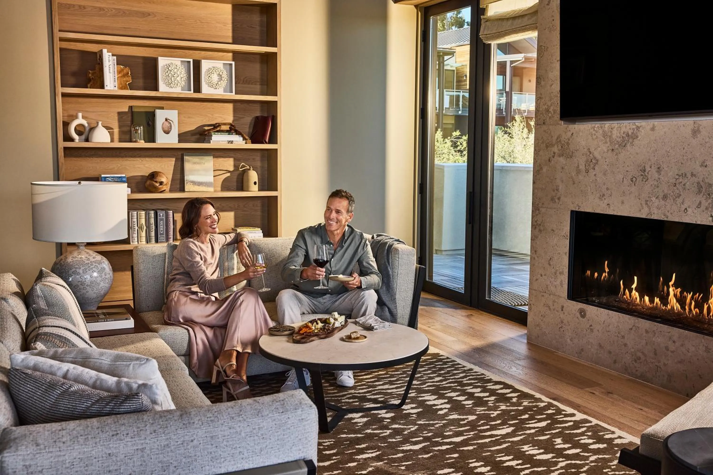 Living room in Stanly Ranch, Auberge Collection
