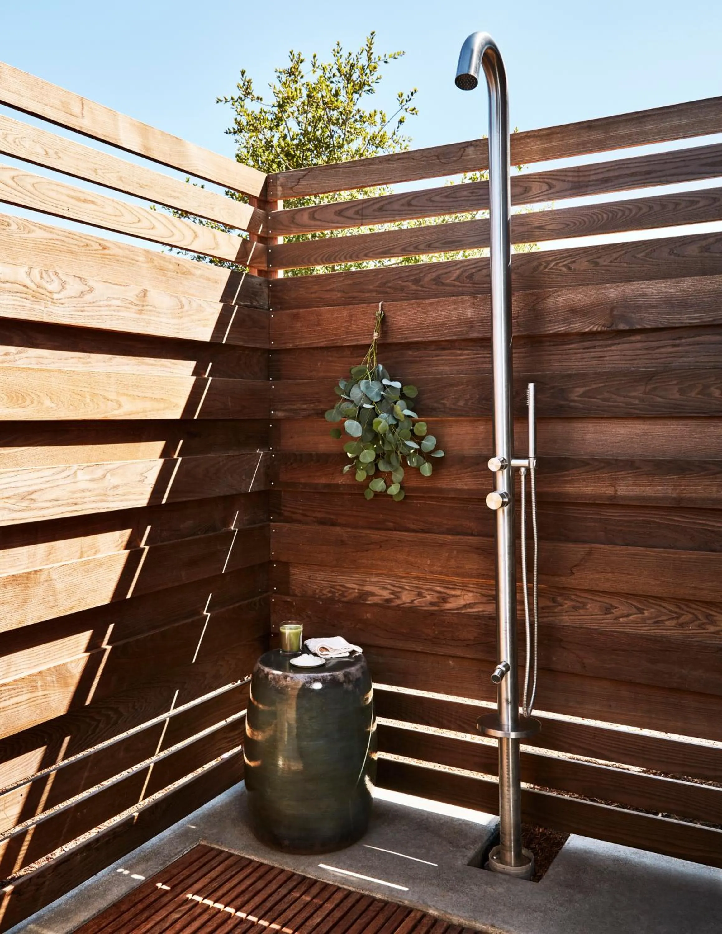 Shower in Stanly Ranch, Auberge Collection