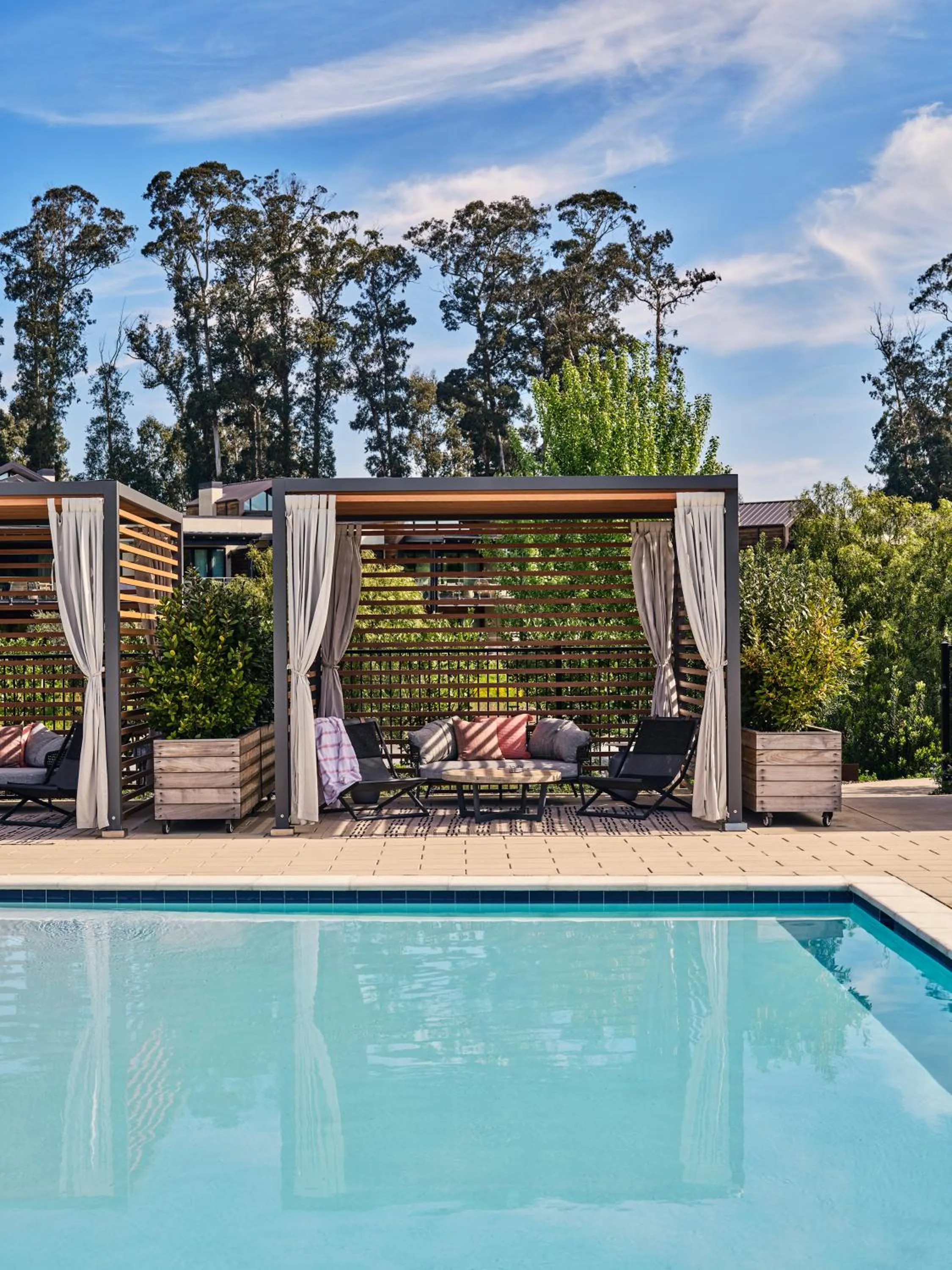 Pool view in Stanly Ranch, Auberge Collection