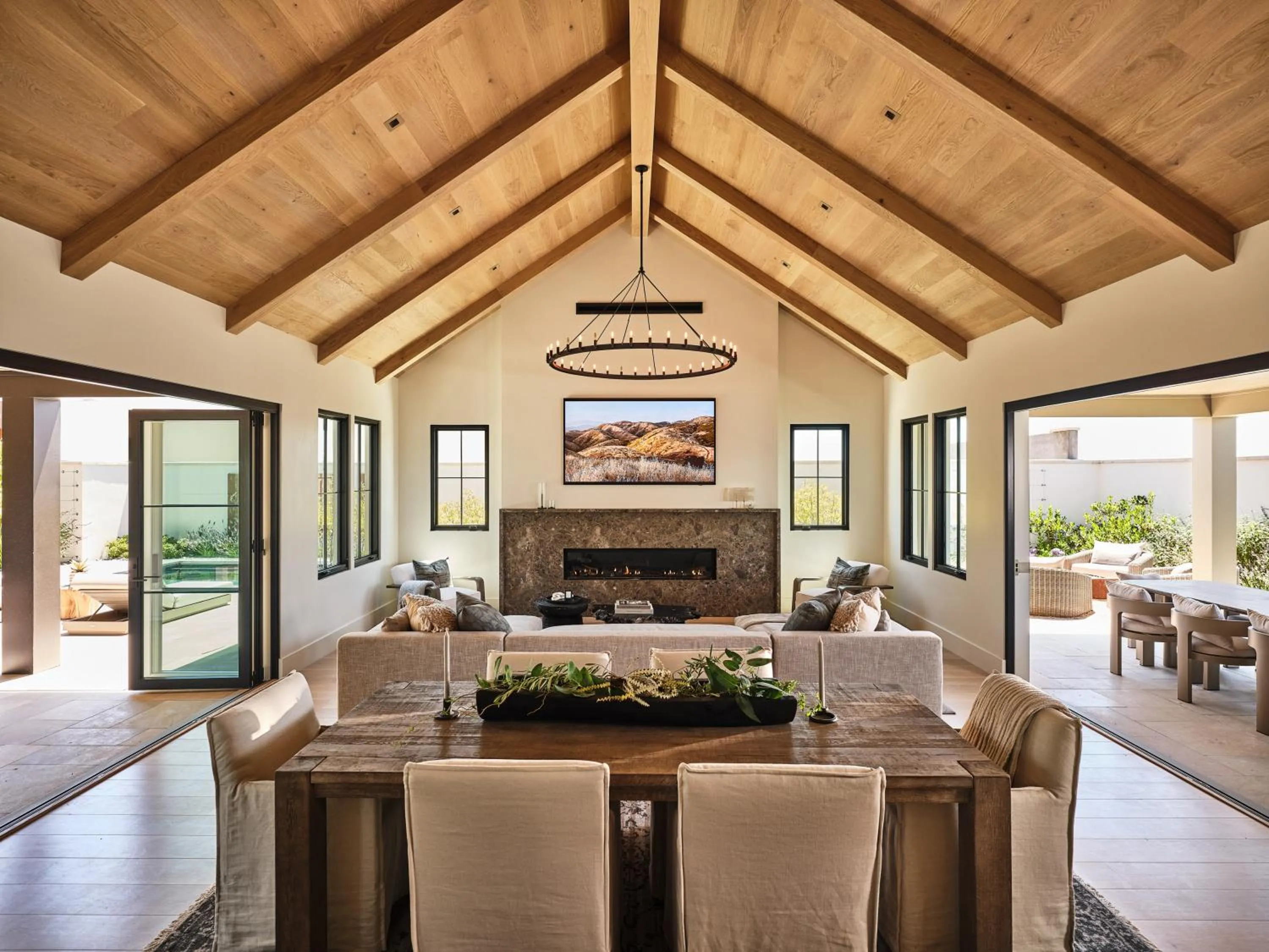 Living room in Stanly Ranch, Auberge Collection