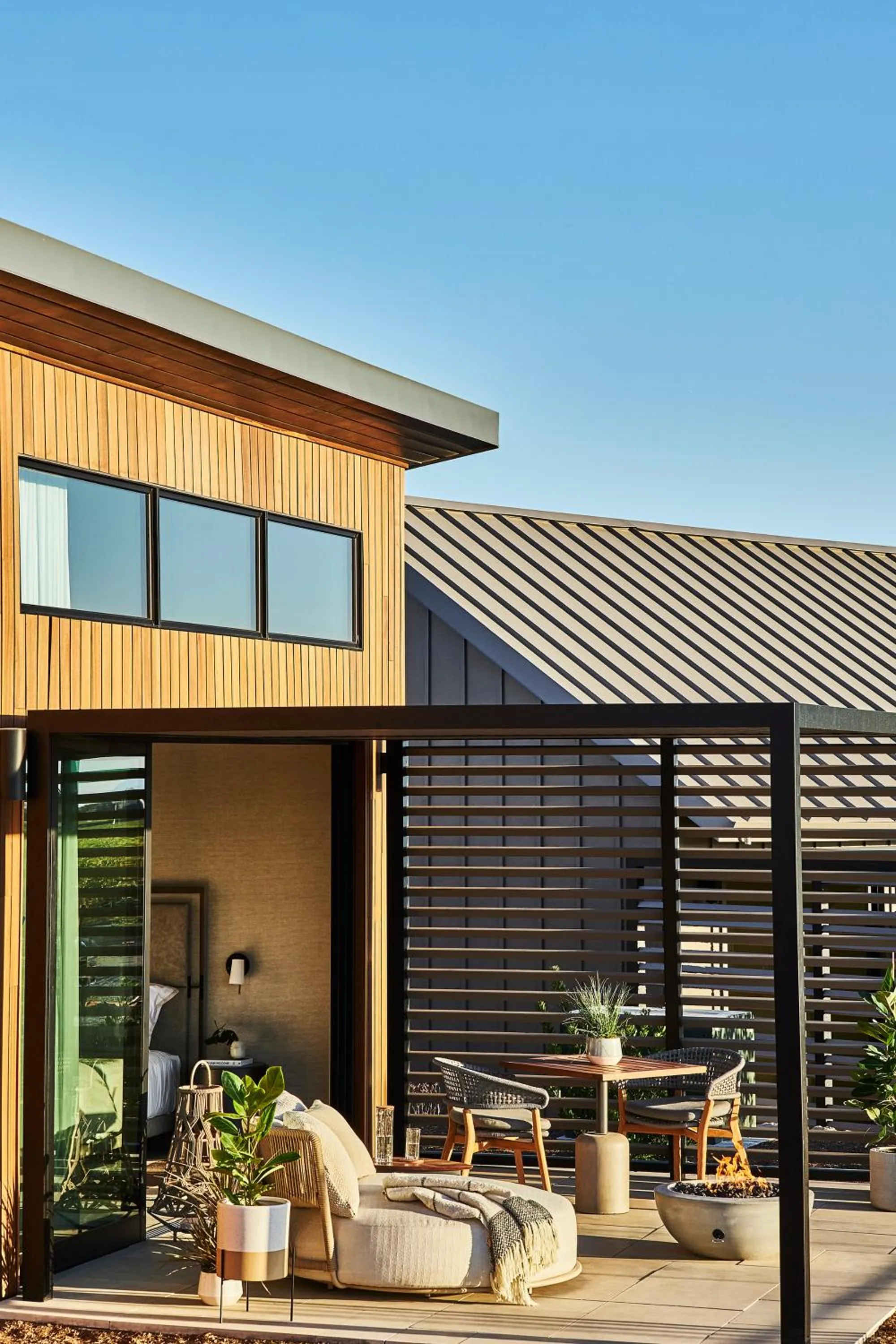 Patio in Stanly Ranch, Auberge Collection