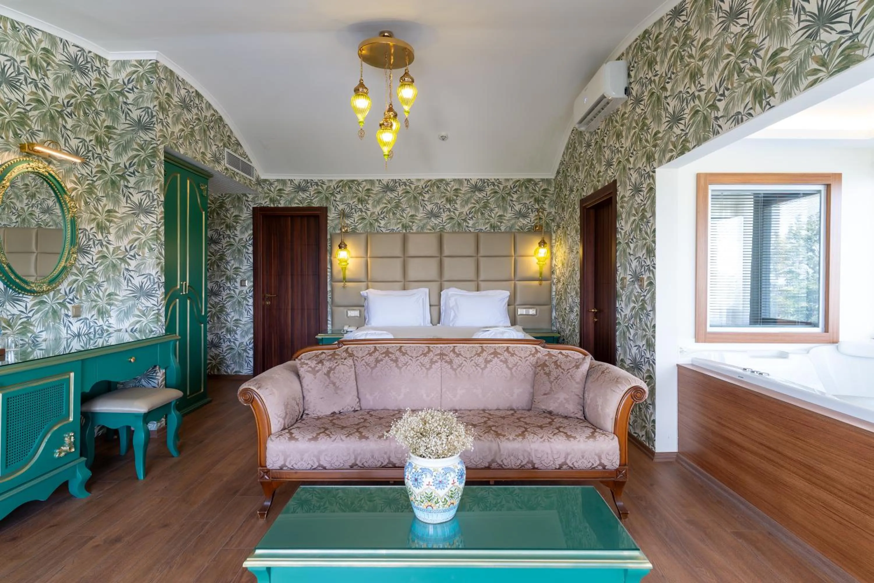 Seating area in Motali Life Hotel