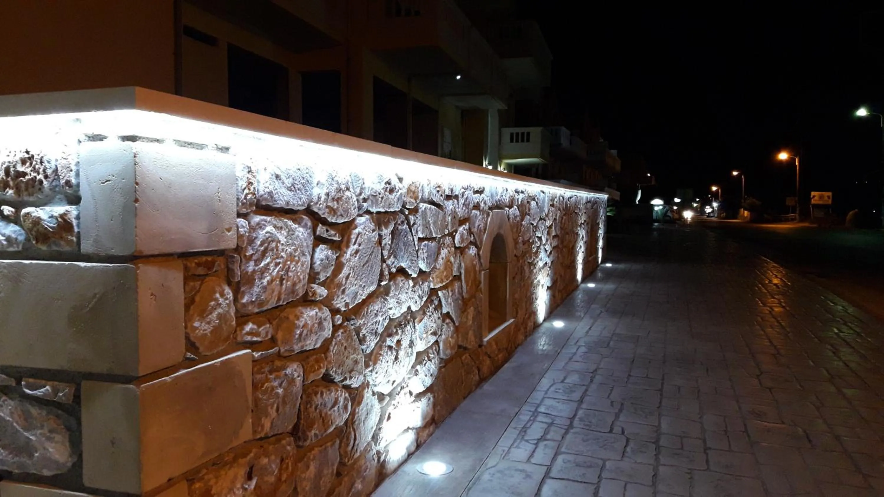 Night in Kalyves Bay