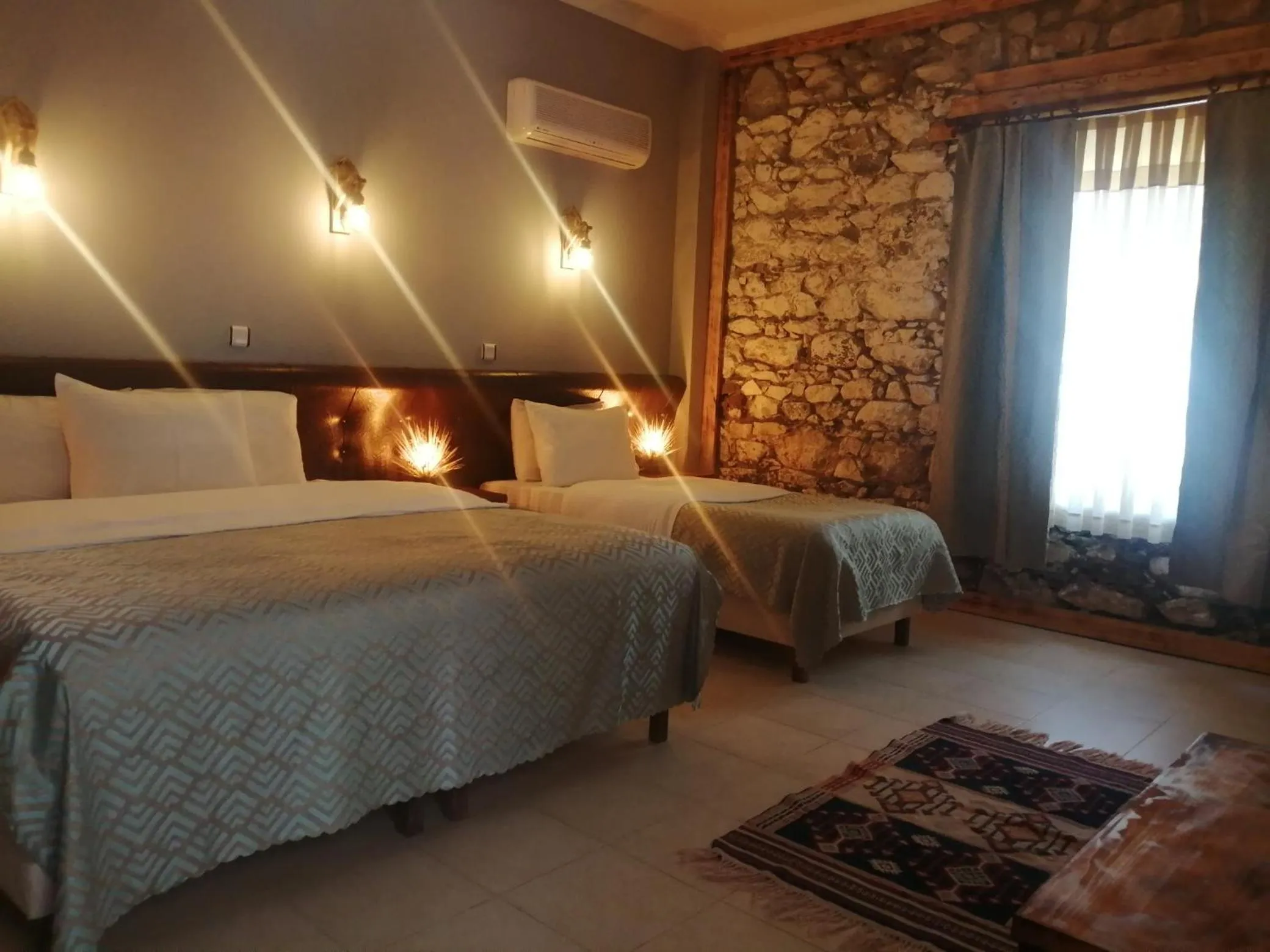 Bed in Bacahan Hotel