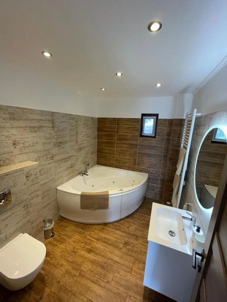 Bathroom in Kukorica Csárda Apartman