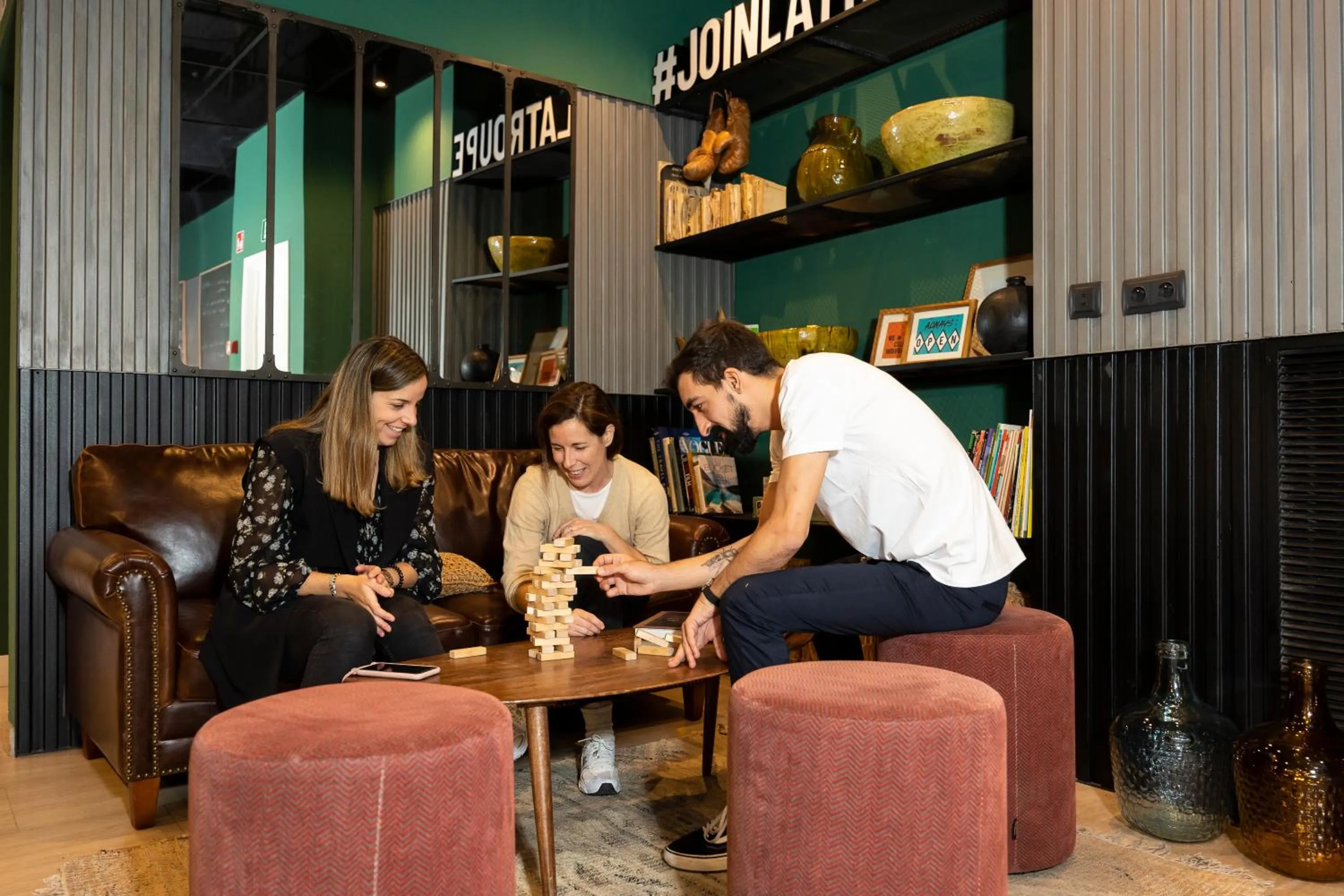 People in LATROUPE Grand Place