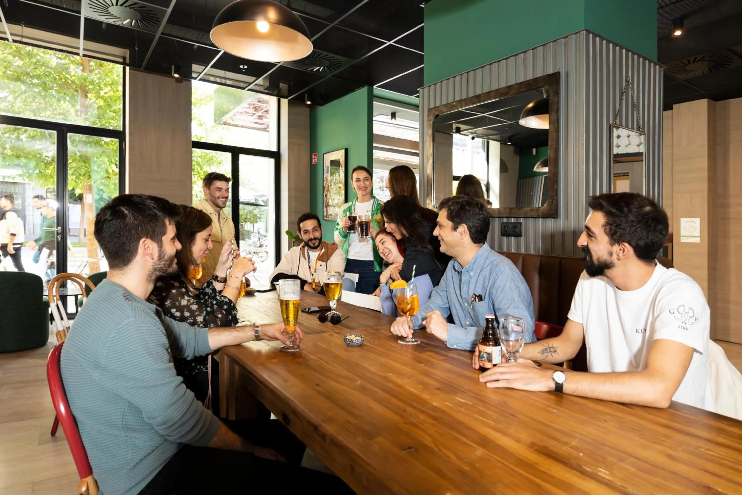 People in LATROUPE Grand Place
