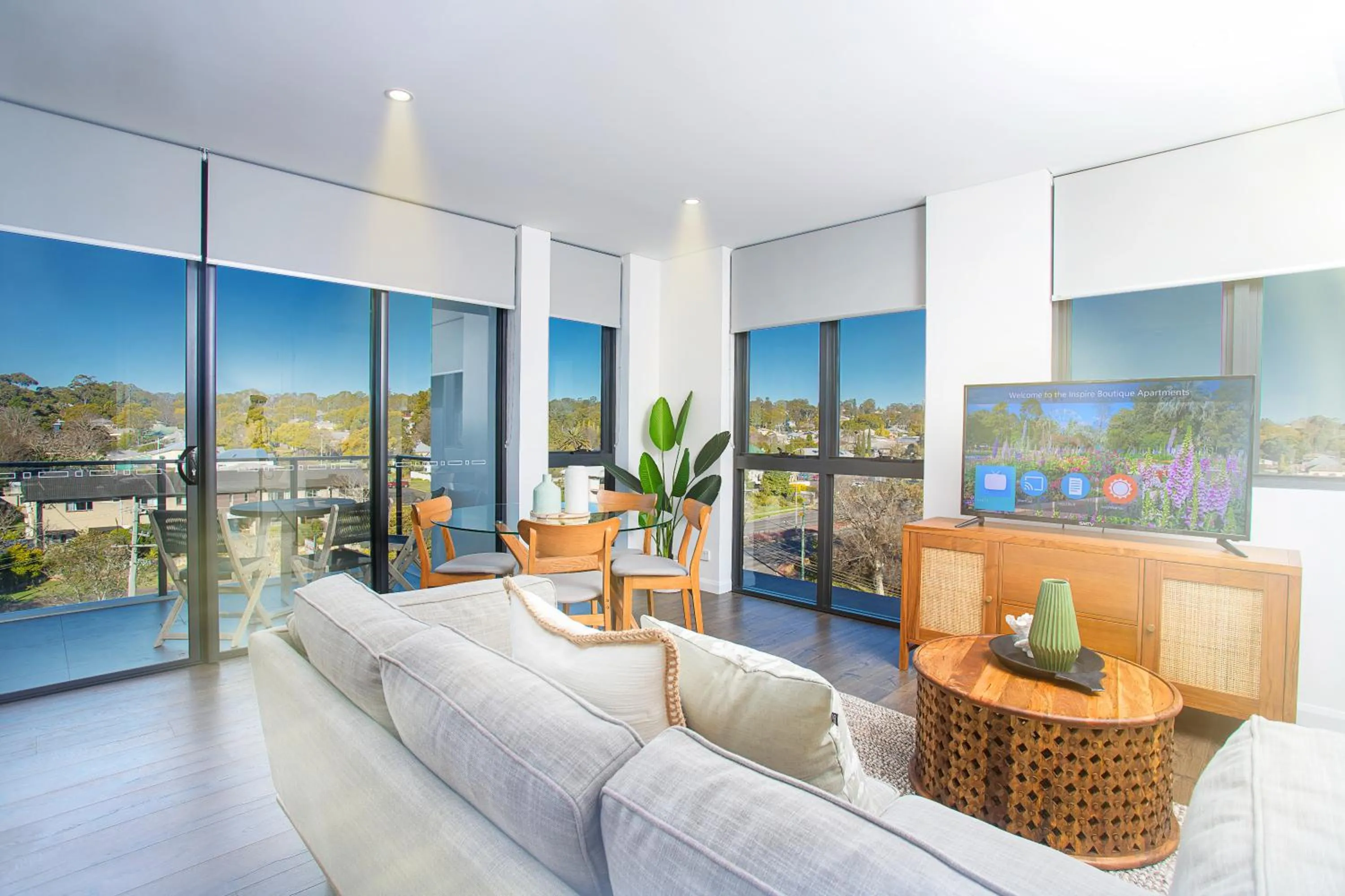 Living room in Inspire Boutique Apartments