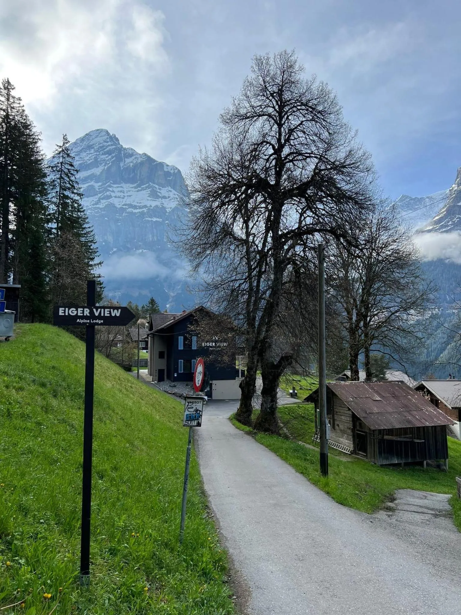 Natural landscape in Eiger View Alpine Lodge