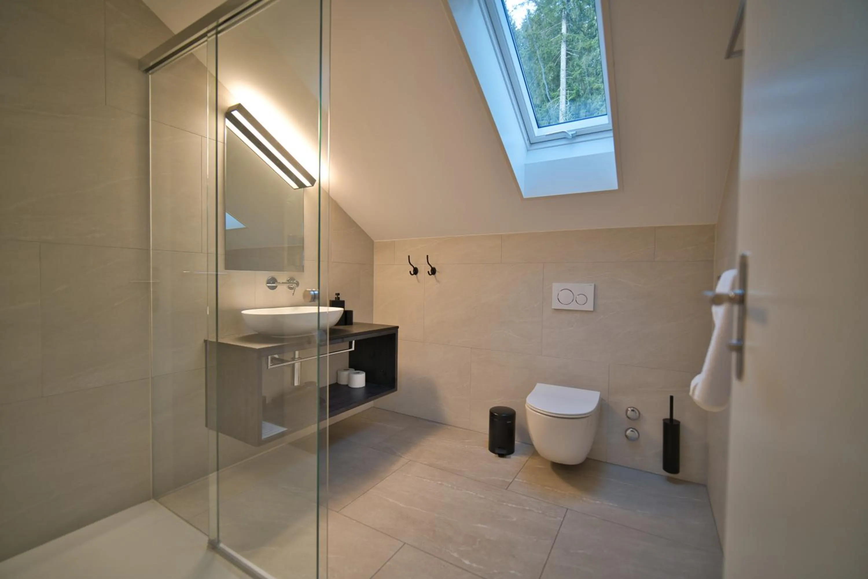 Shower in Eiger View Alpine Lodge