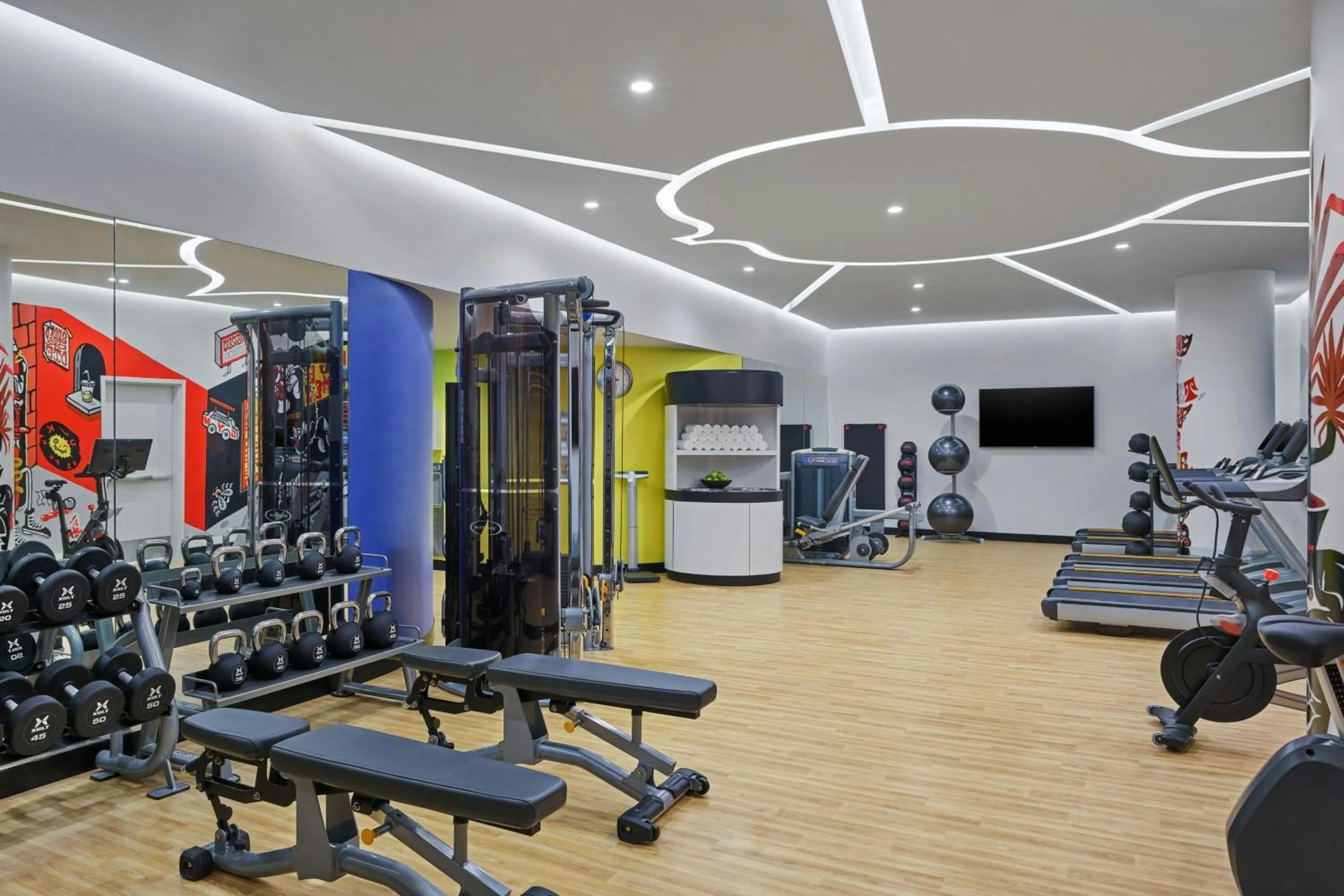 Fitness centre/facilities in The Sky Residences at W Aspen