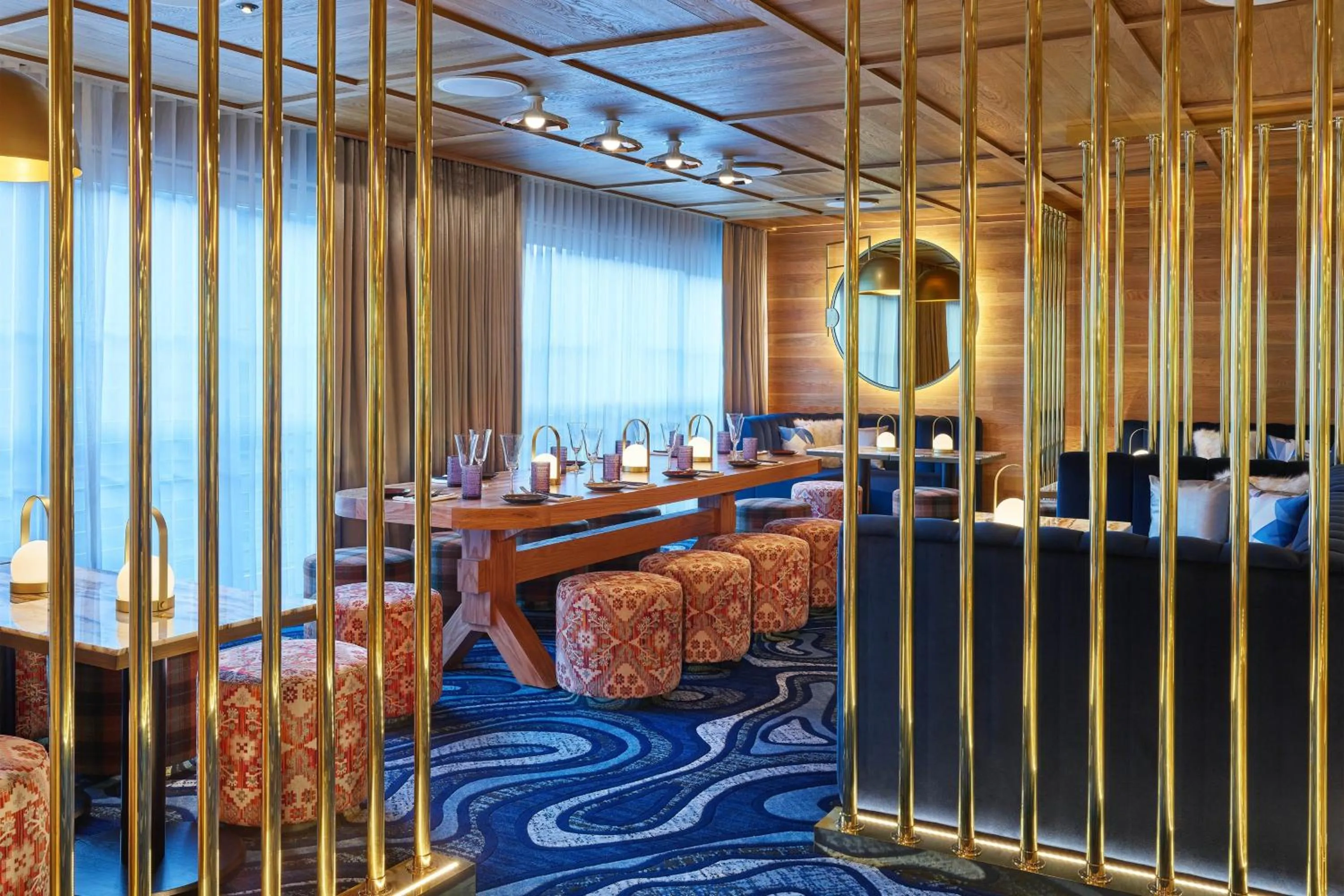 Living room in The Sky Residences at W Aspen