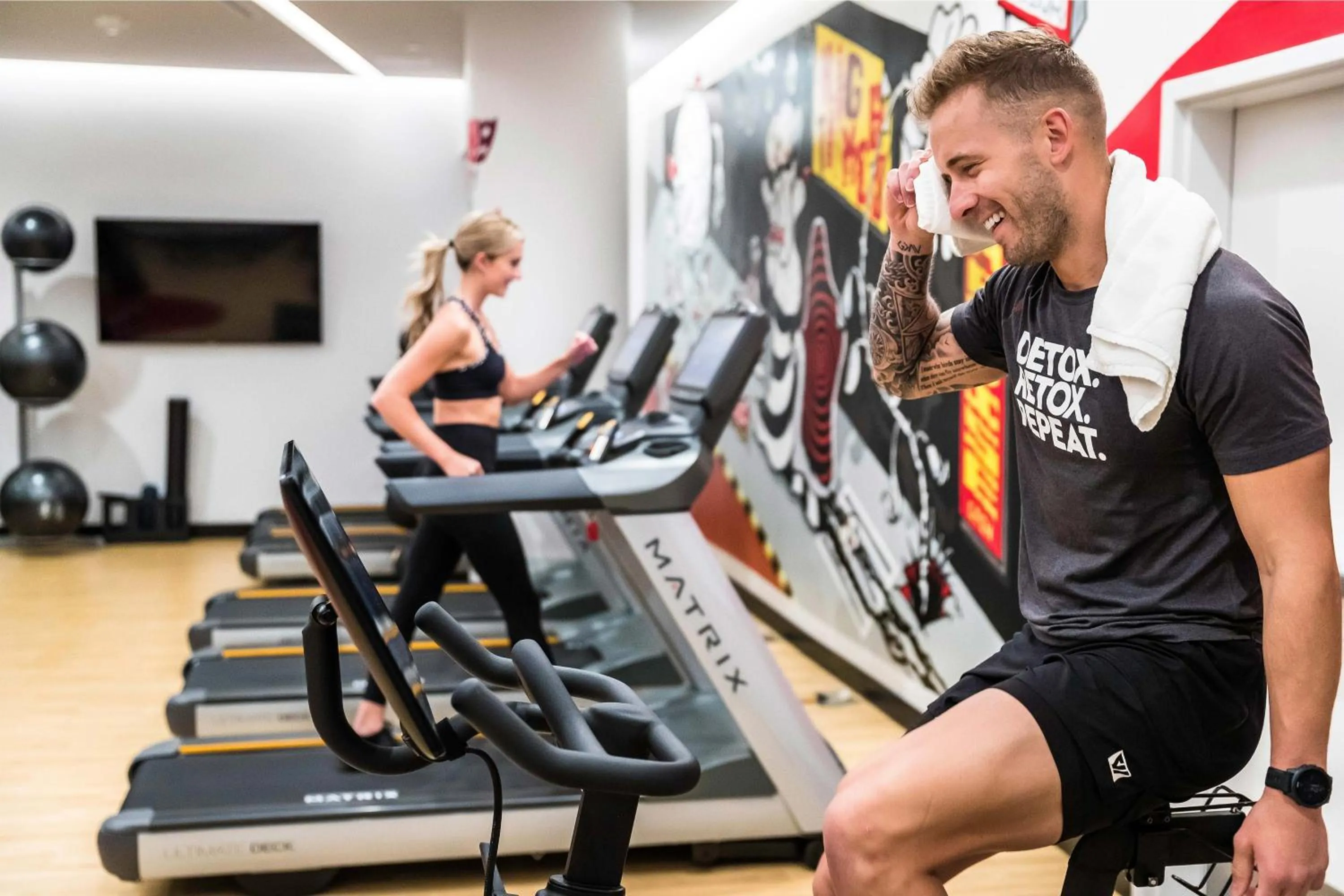 Fitness centre/facilities in The Sky Residences at W Aspen